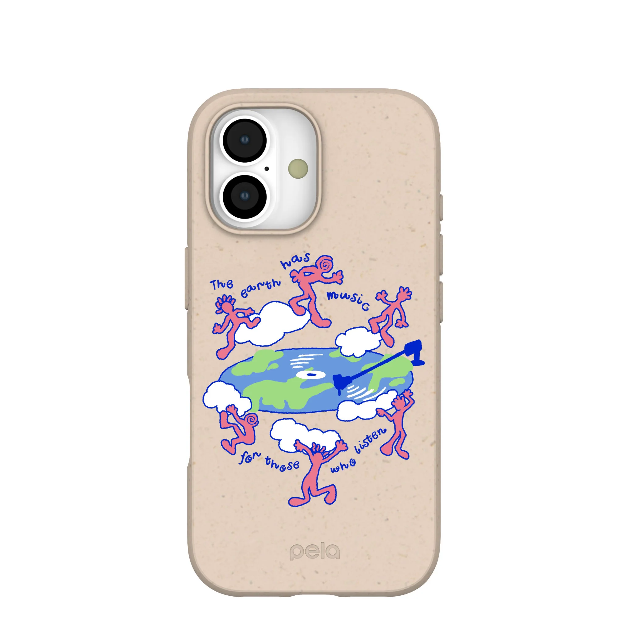Seashell Earth Music iPhone 17 Case