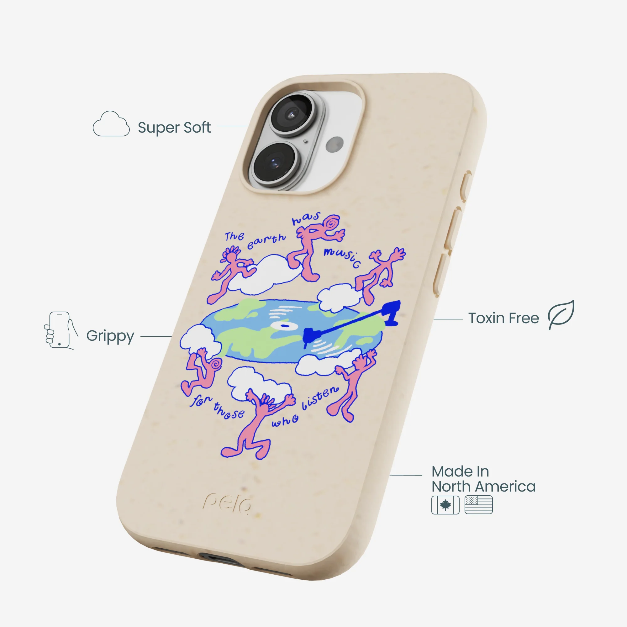 Seashell Earth Music iPhone 17 Case - Image 4