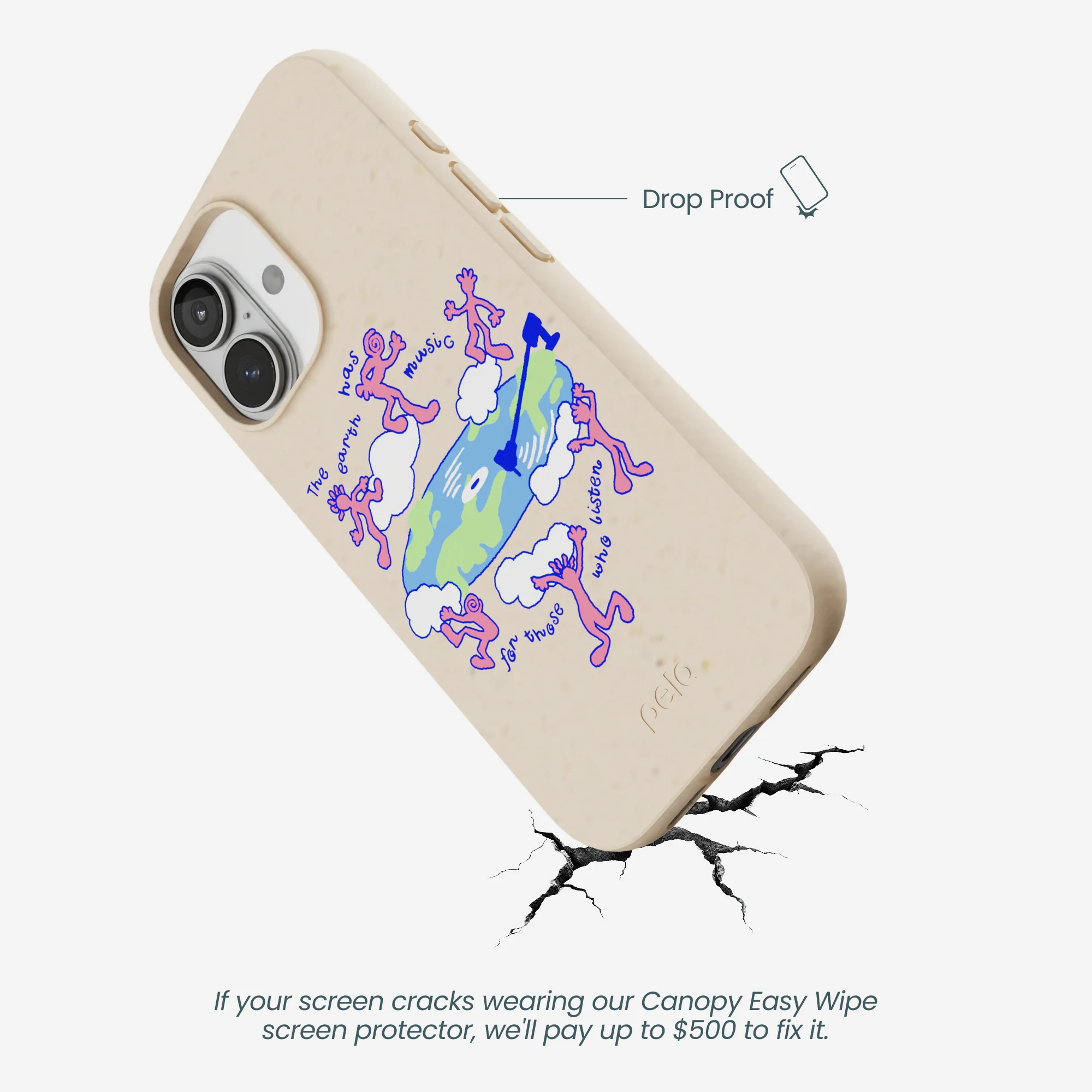 Seashell Earth Music iPhone 17 Case - Image 5