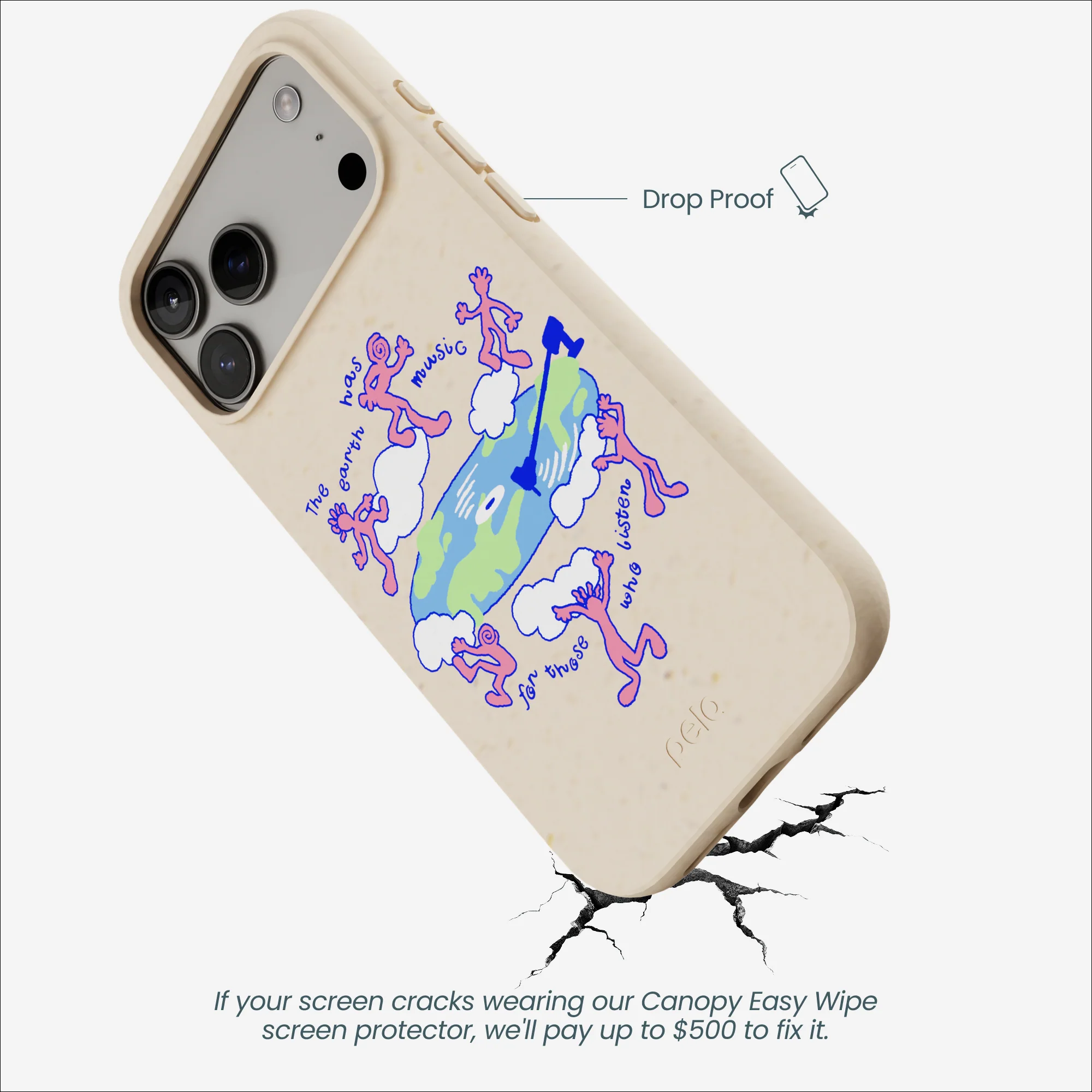 Seashell Earth Music iPhone 17 Pro Max Case - Image 5