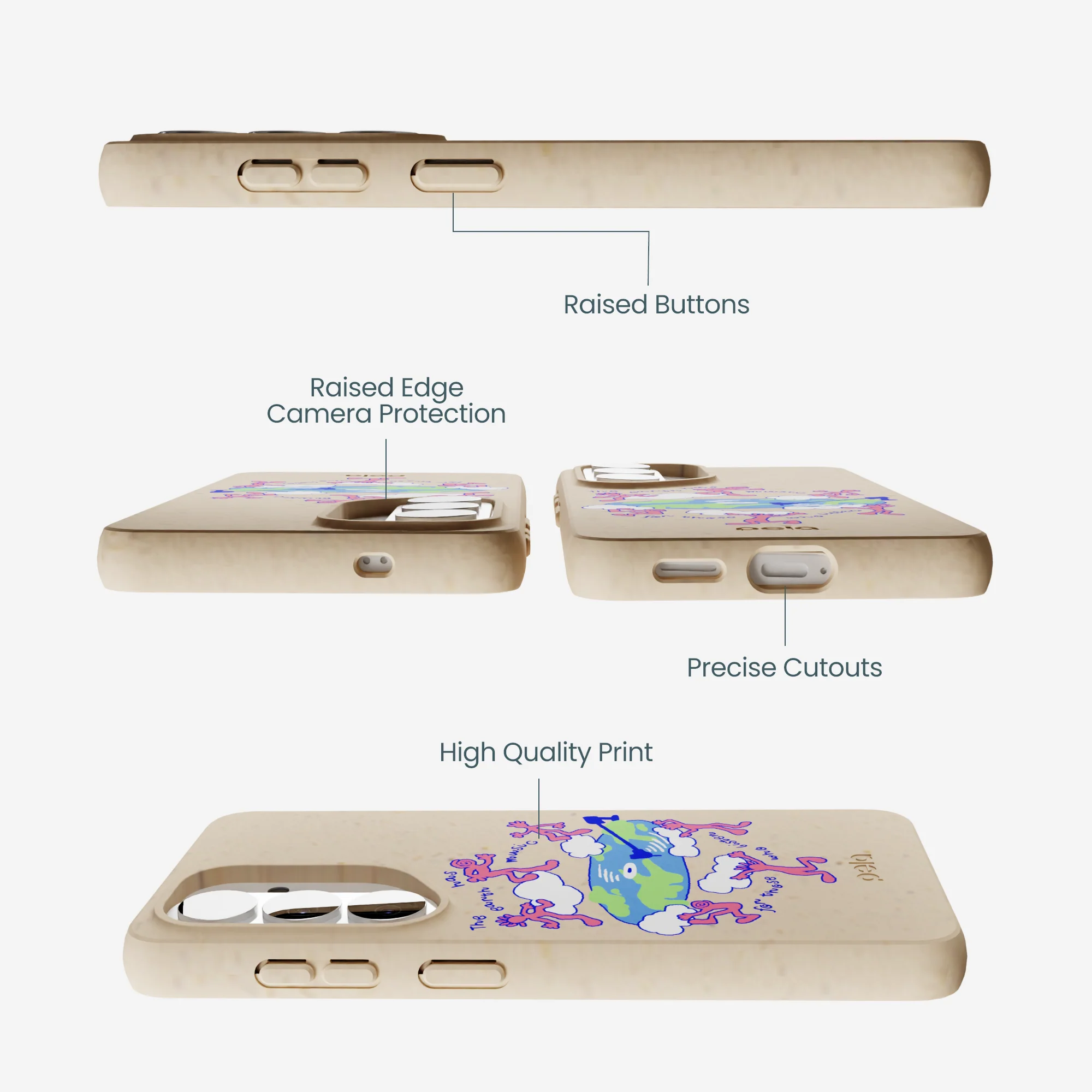 Seashell Earth Music Samsung Galaxy S26 Case - Image 3