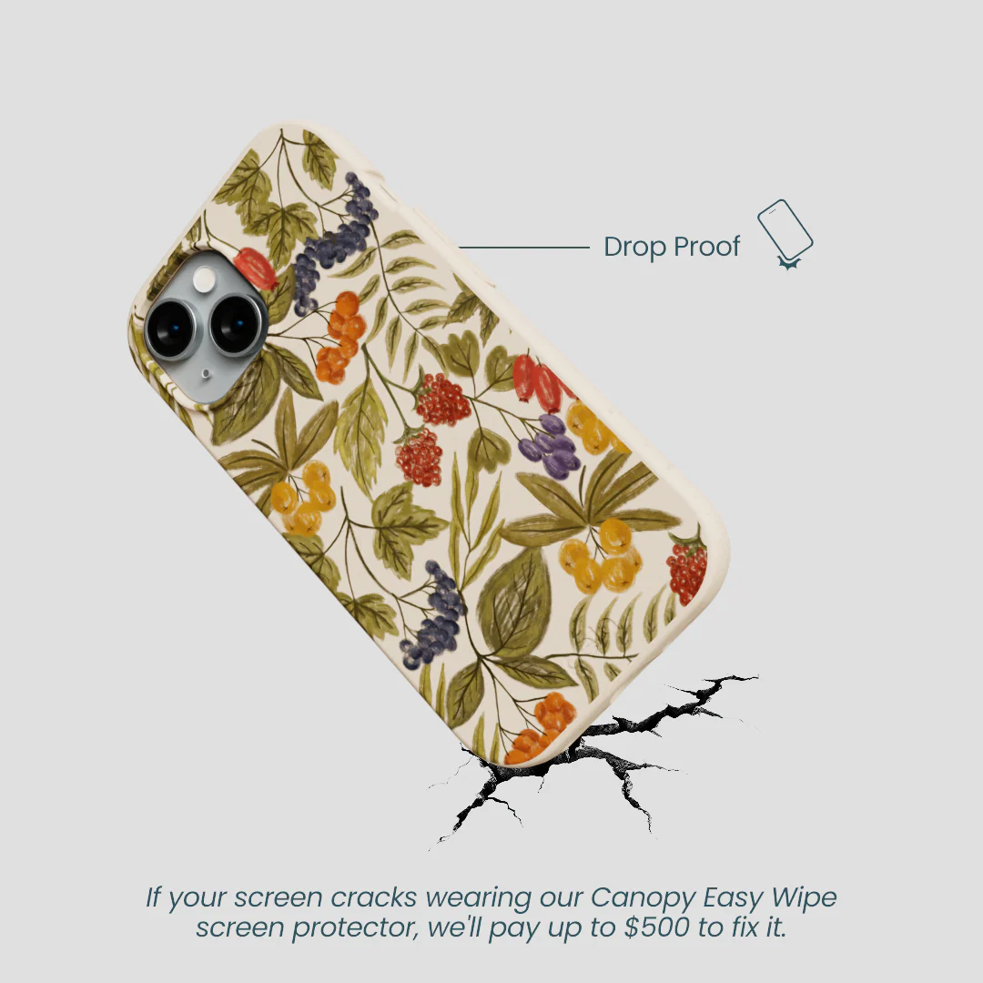 Seashell Fall Berries iPhone 15 Case - Image 5