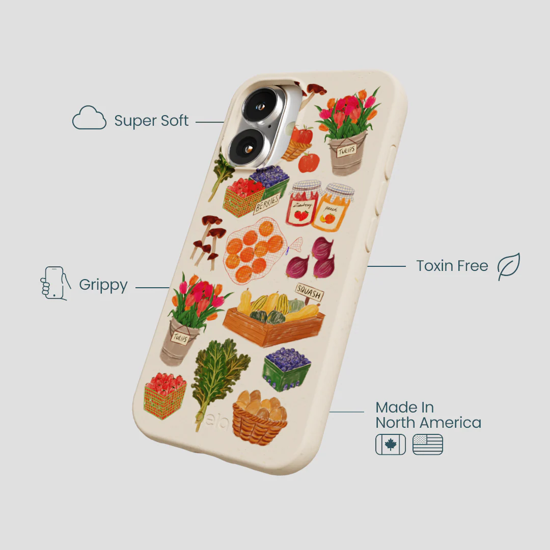 Seashell Farm Market iPhone 16 Case - Image 4