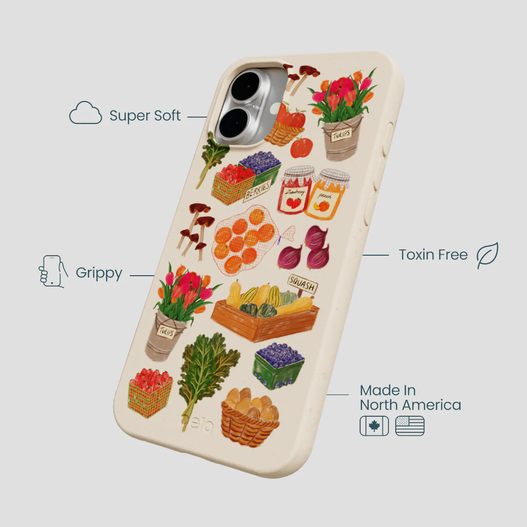Seashell Farm Market iPhone 16 Plus Case - Image 4
