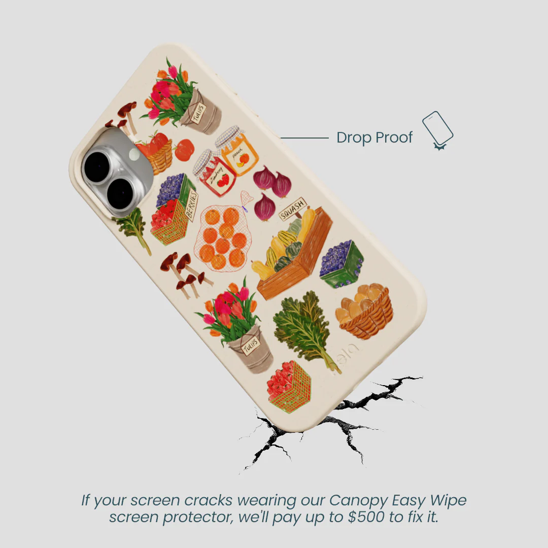Seashell Farm Market iPhone 16 Plus Case - Image 5