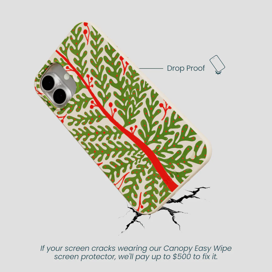 Seashell Festive Foliage iPhone 16 Plus Case - Image 5