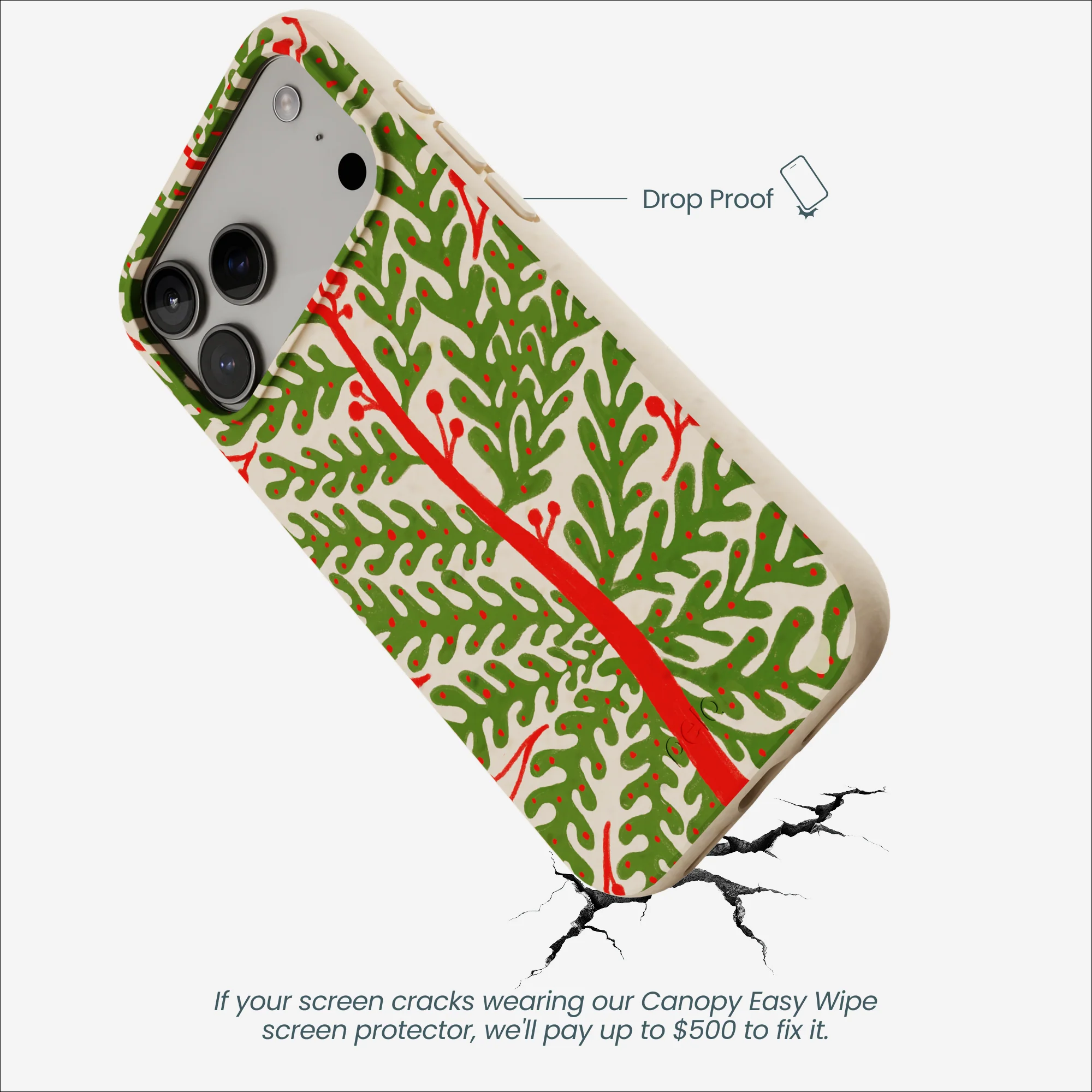Seashell Festive Foliage iPhone 17 Pro Max Case - Image 5