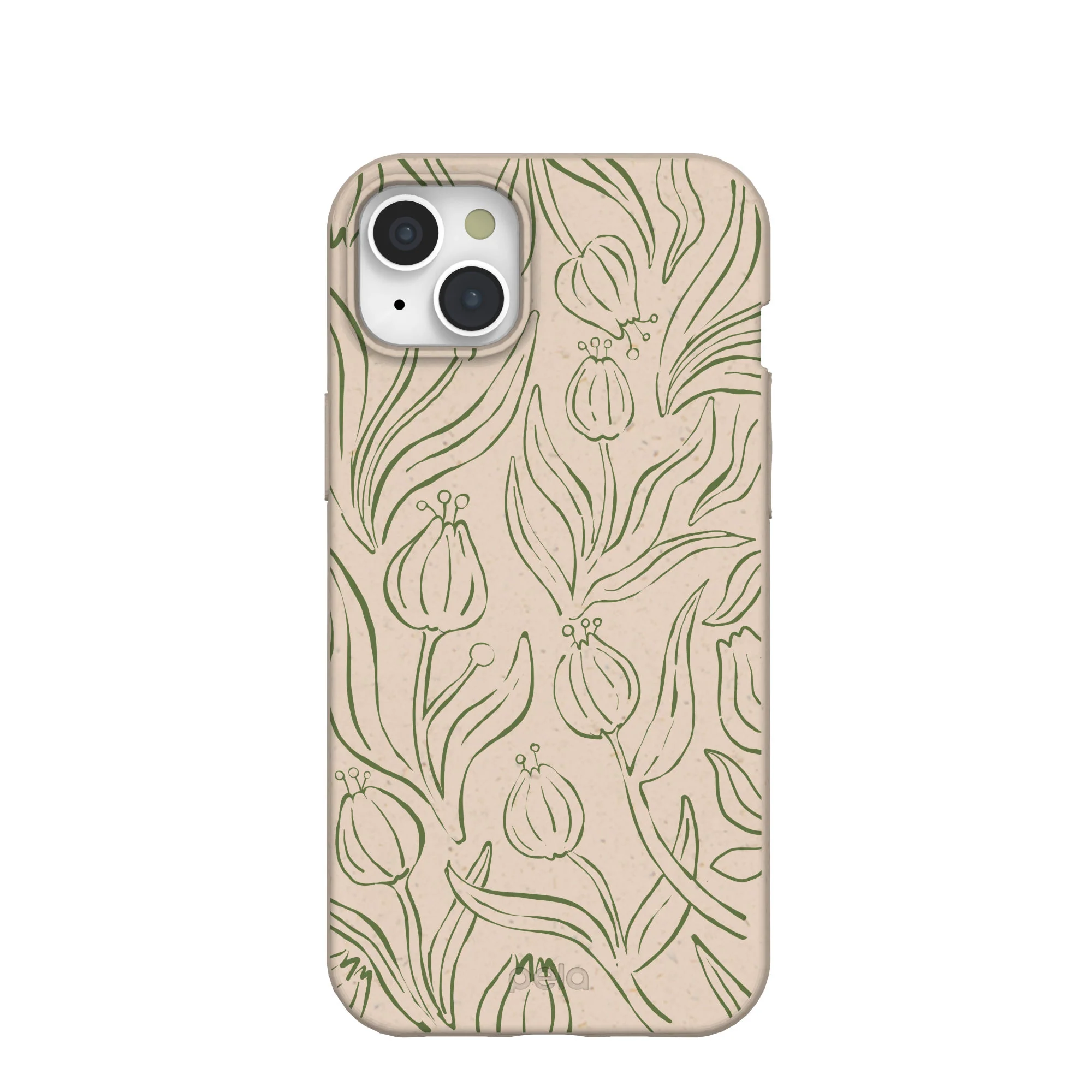 Seashell Floral Flow iPhone 15 Plus Case