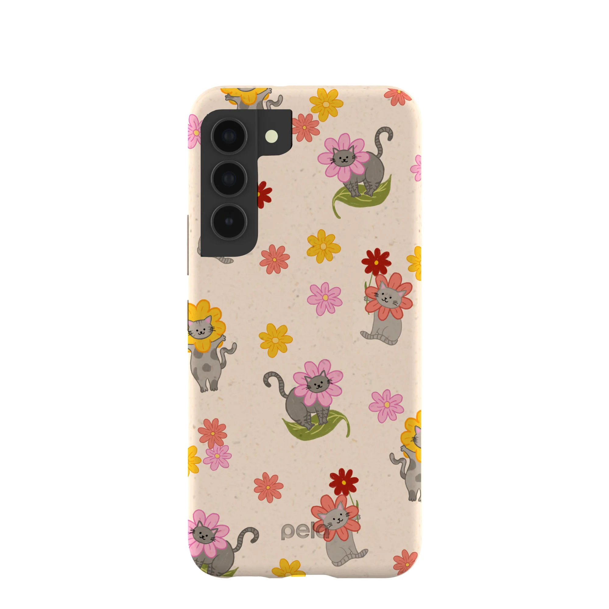 Seashell Flower Cats Samsung Galaxy S22 Case
