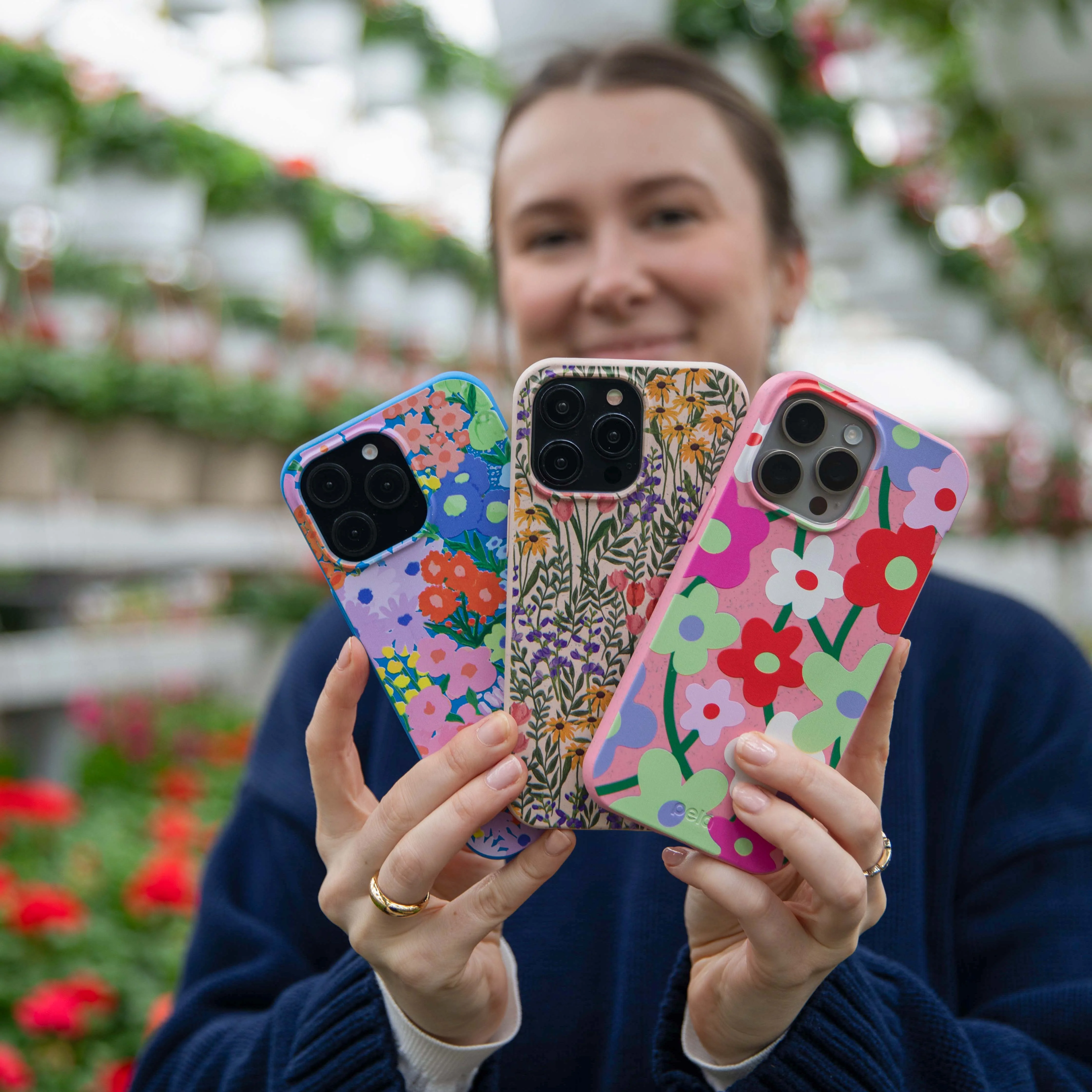 Seashell Flower Field iPhone 13 Case - Image 7