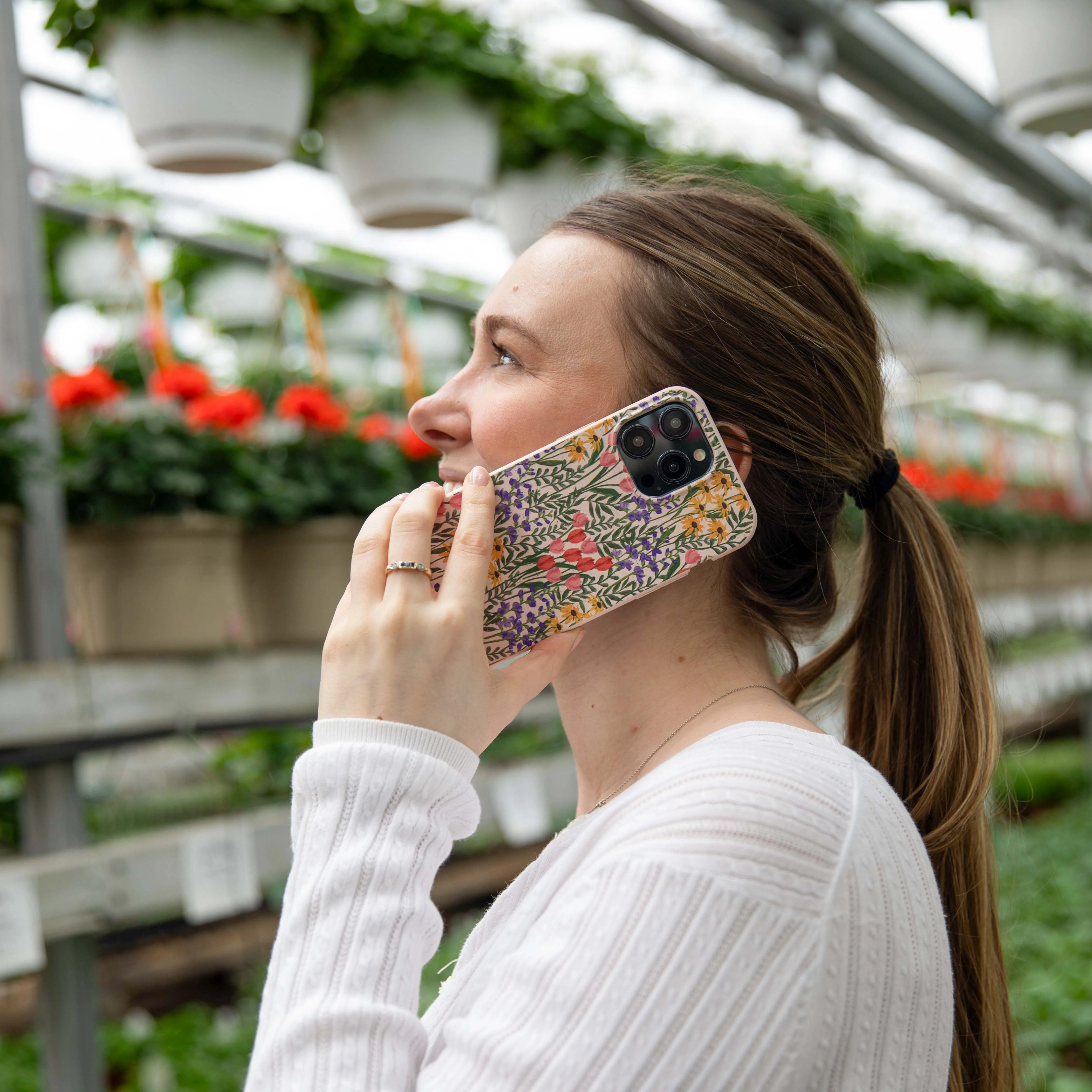 Seashell Flower Field iPhone 13 Pro Case - Image 9