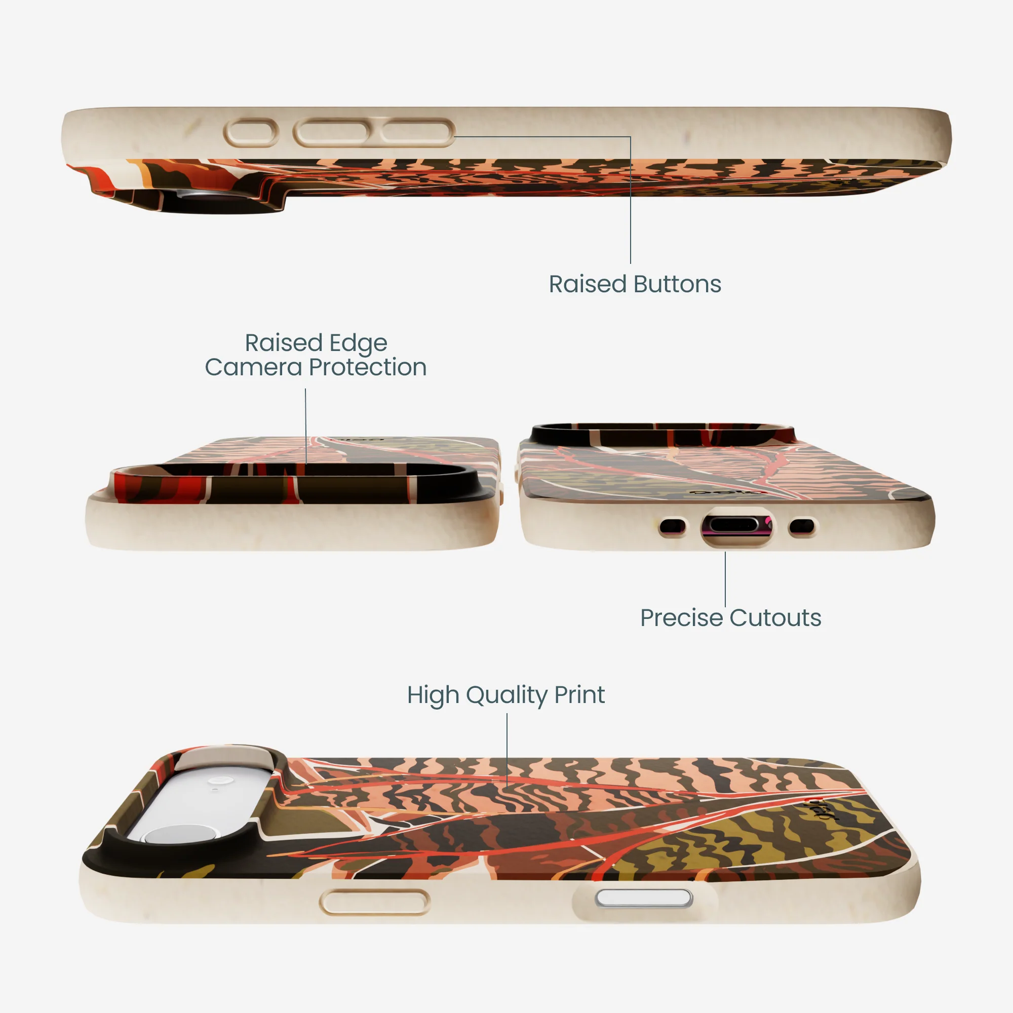Seashell Foliage iPhone Air Case - Image 2
