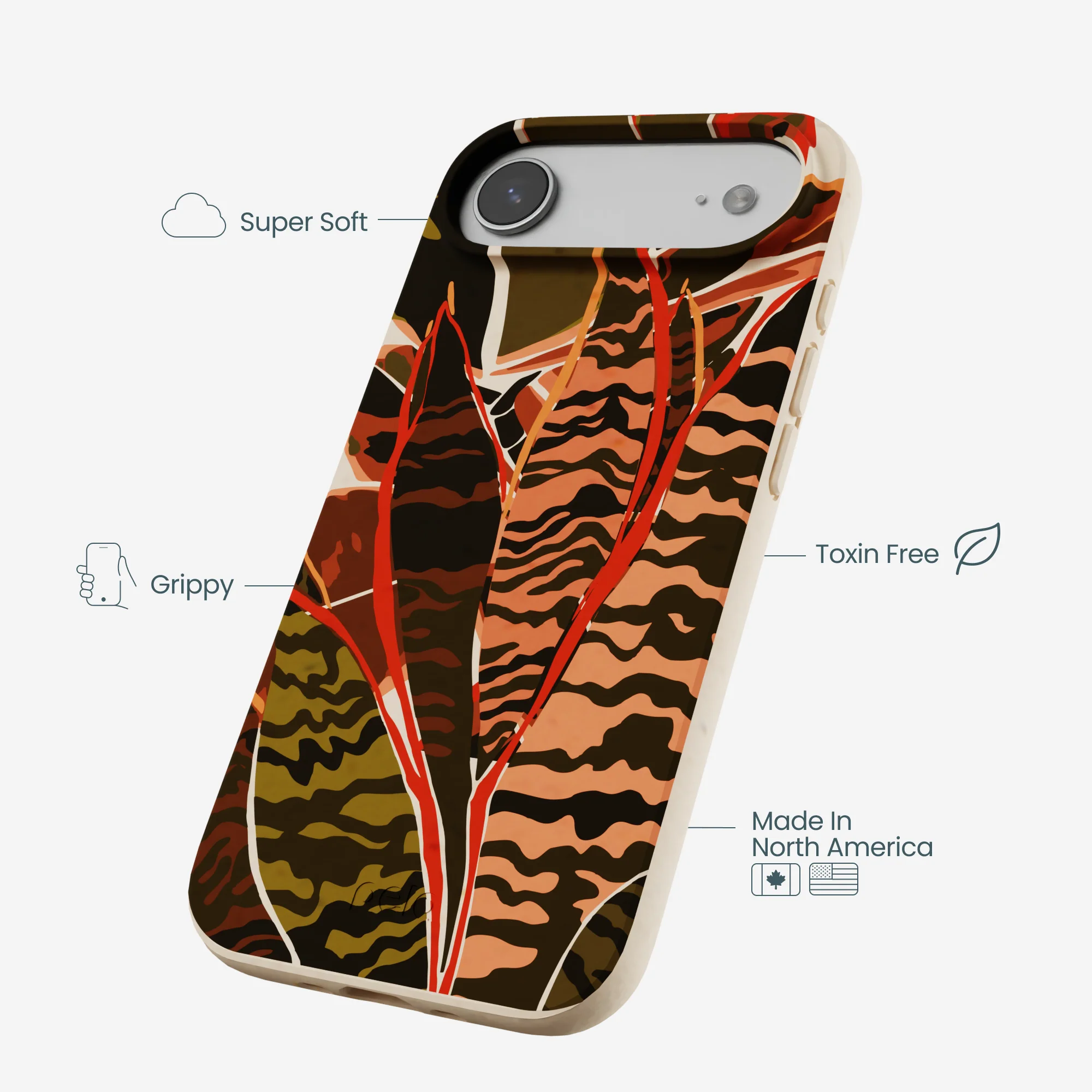 Seashell Foliage iPhone Air Case - Image 3