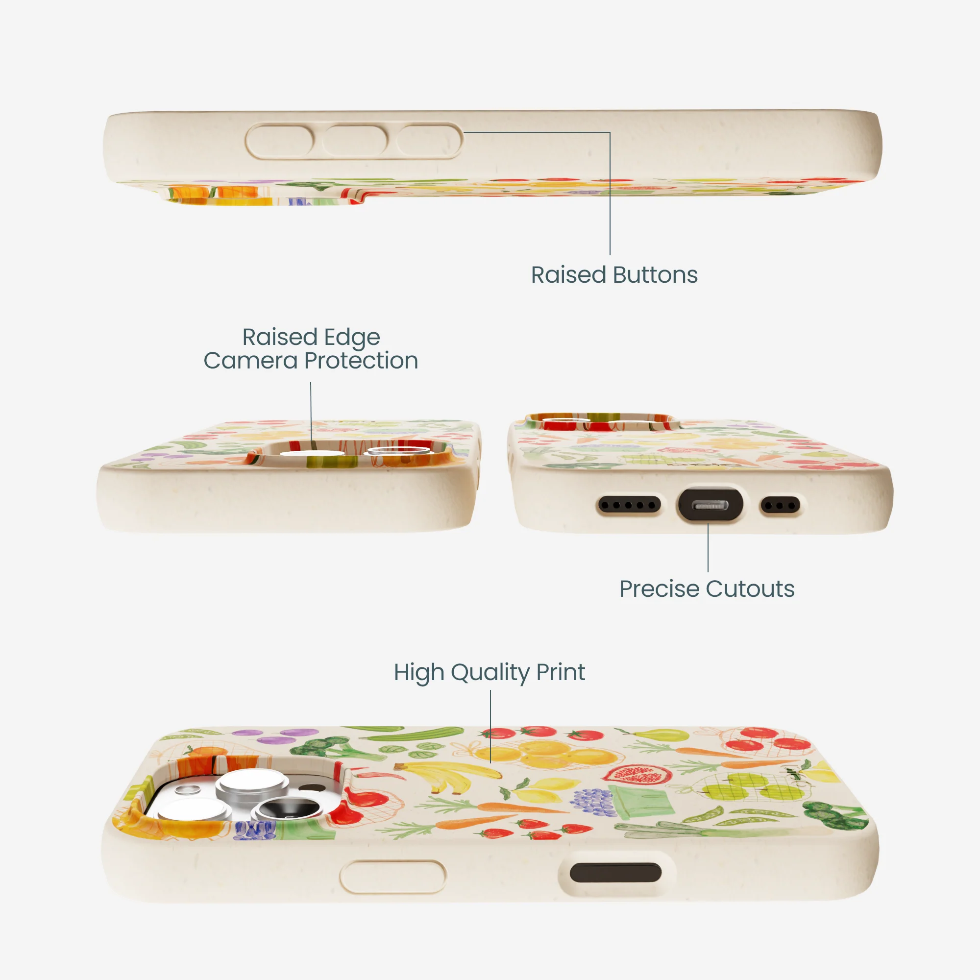 Seashell Fresh Market iPhone 16 Pro Max Case - Image 3