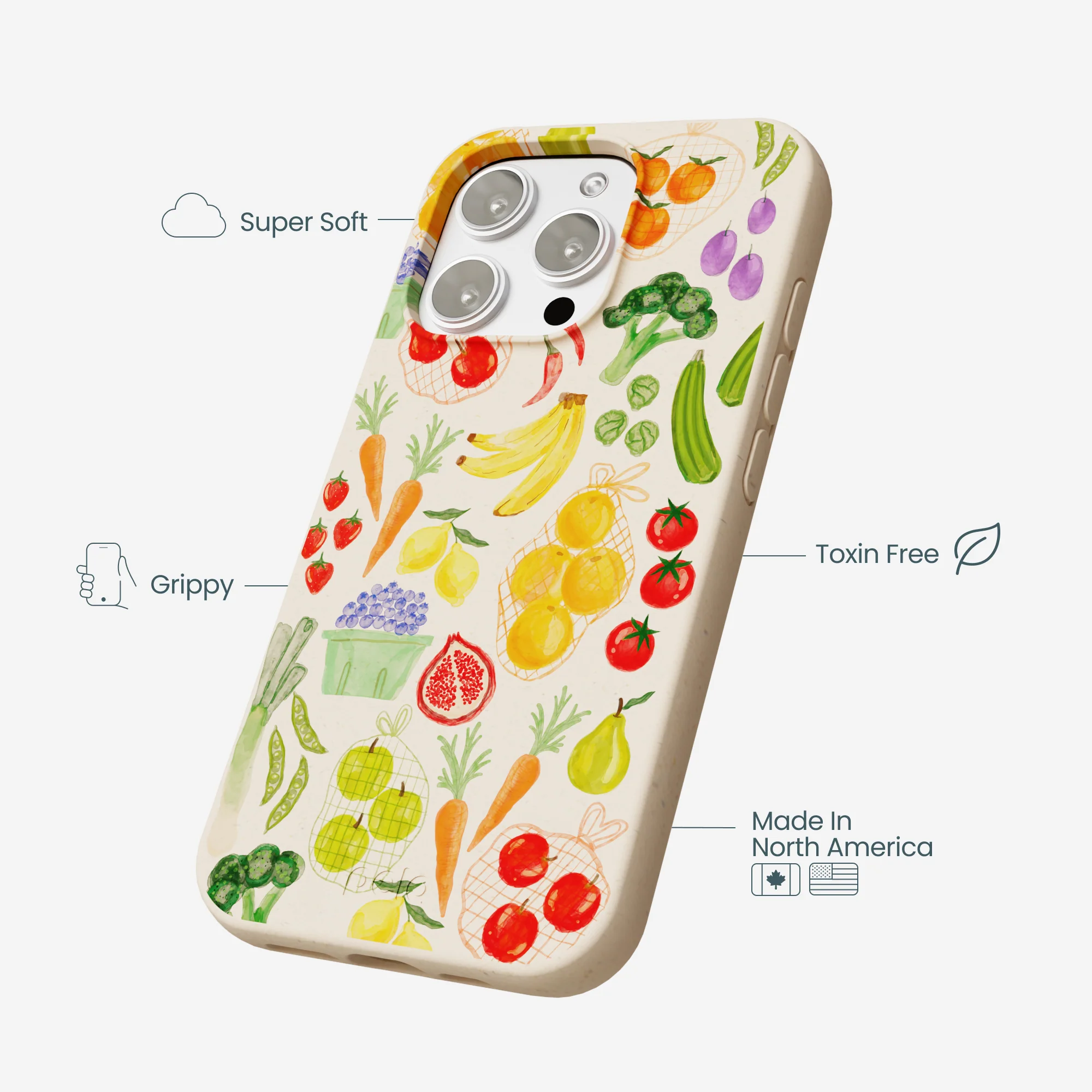Seashell Fresh Market iPhone 16 Pro Max Case - Image 4