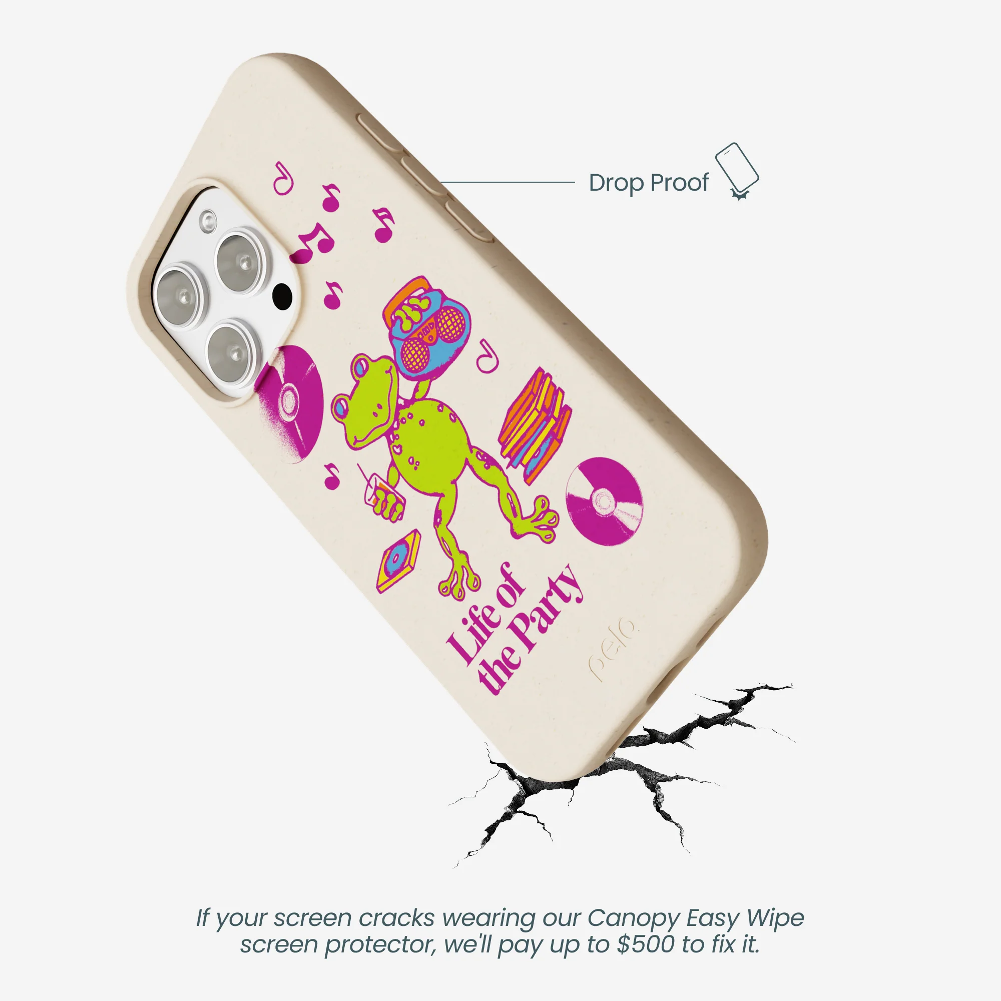 Seashell Frog Party iPhone 16 Pro Max Case - Image 5