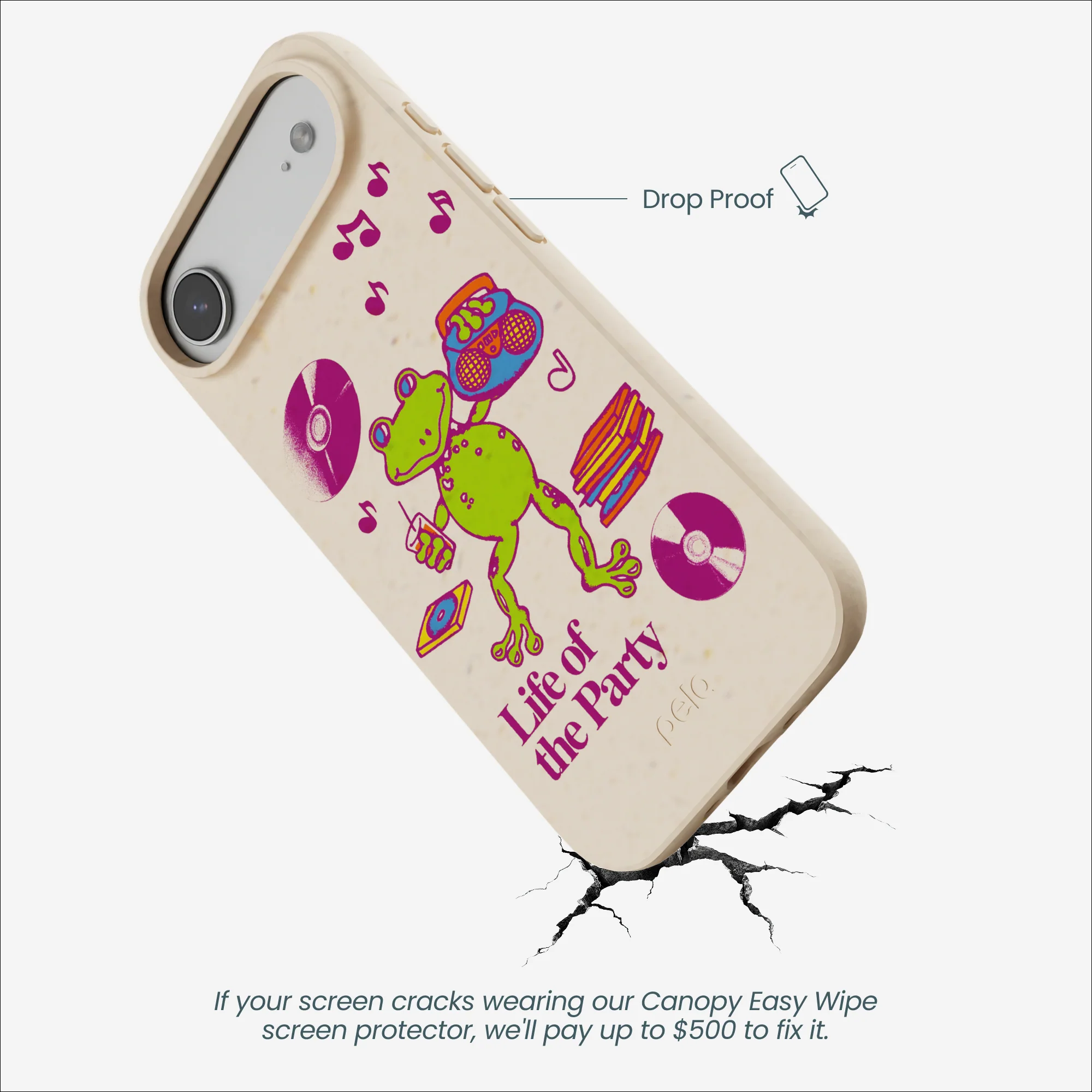 Seashell Frog Party iPhone Air Case - Image 5