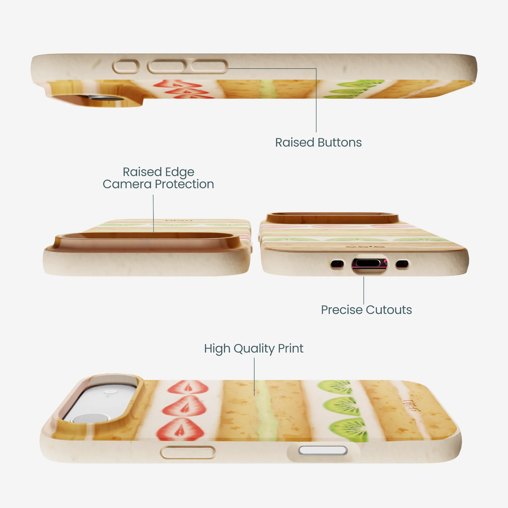Seashell Fruit Cake iPhone Air Case - Image 3