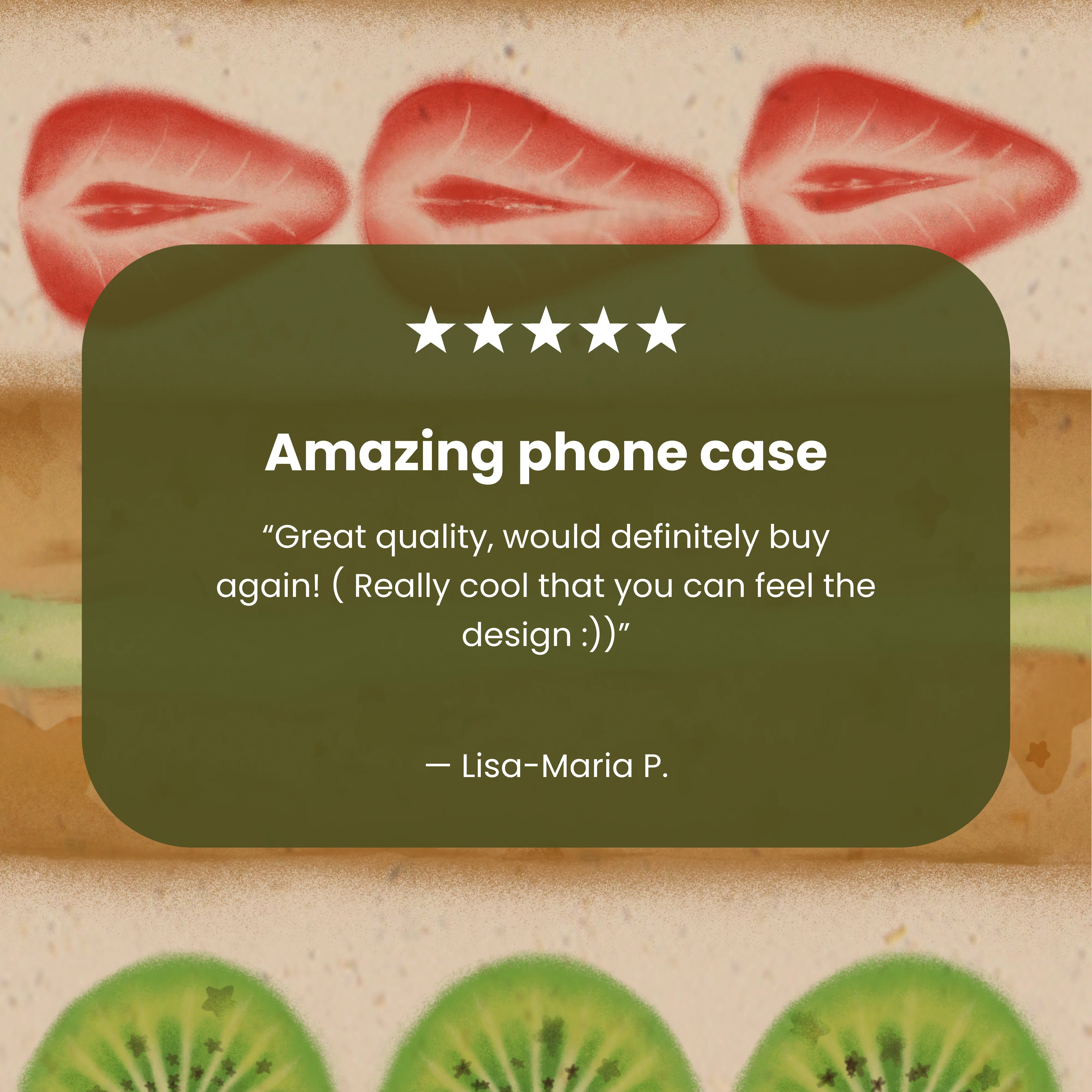 Seashell Fruit Cake Samsung Galaxy S25+(Plus) Case - Image 4