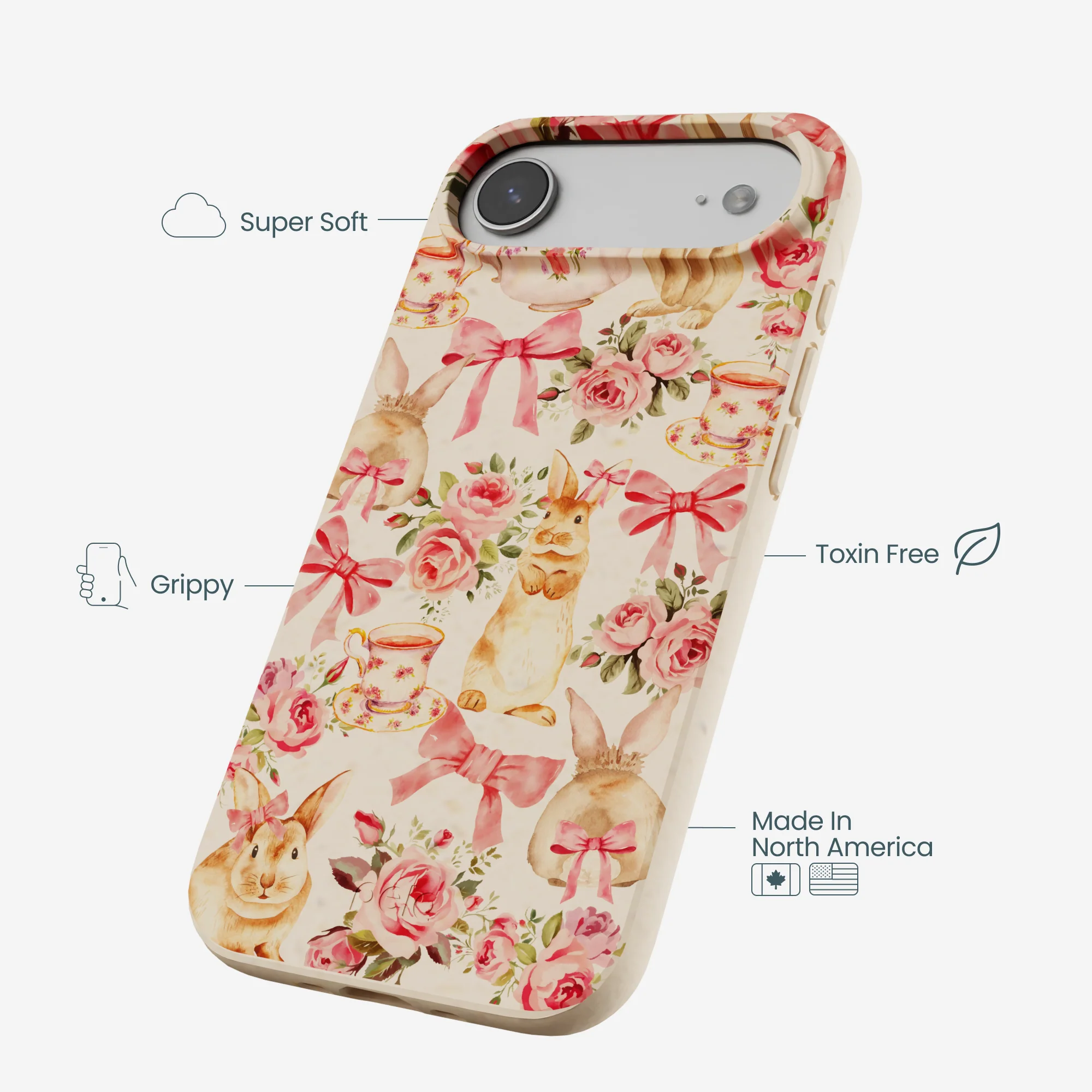 Seashell Garden Party iPhone Air Case - Image 4