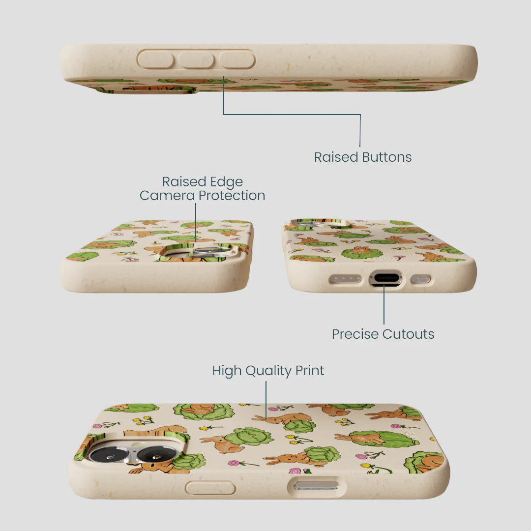 Seashell Garden Snack iPhone 16 Case - Image 3