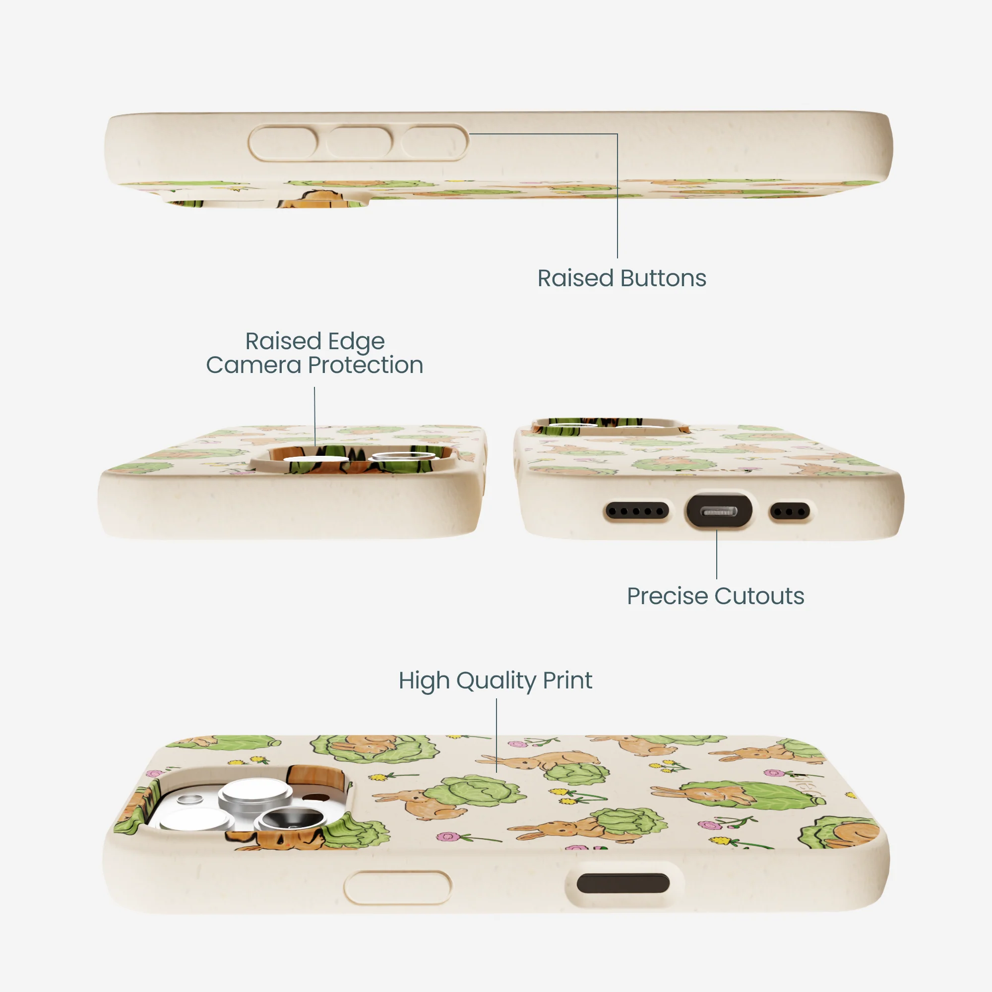 Seashell Garden Snack iPhone 16 Pro Max Case - Image 3