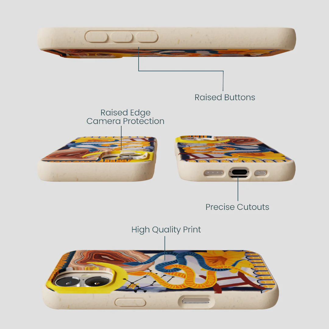 Seashell Gemini Twin iPhone 16 Case - Image 3
