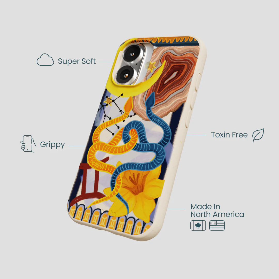 Seashell Gemini Twin iPhone 16 Case - Image 4