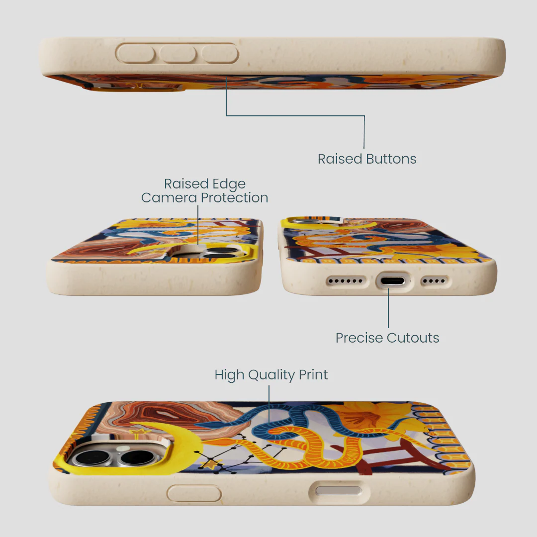 Seashell Gemini Twin iPhone 16 Plus Case - Image 2