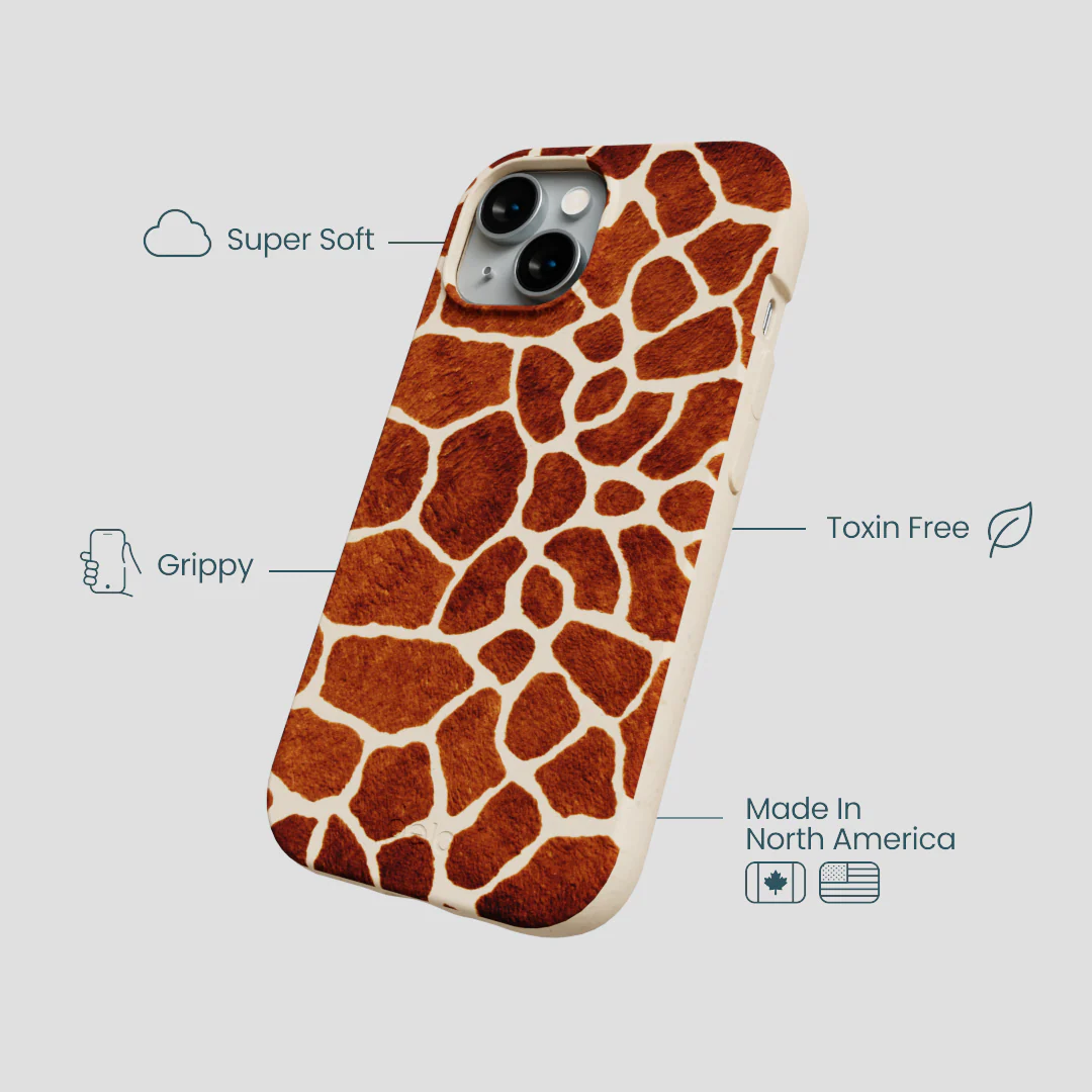 Seashell Giraffe iPhone 14 Case - Image 4