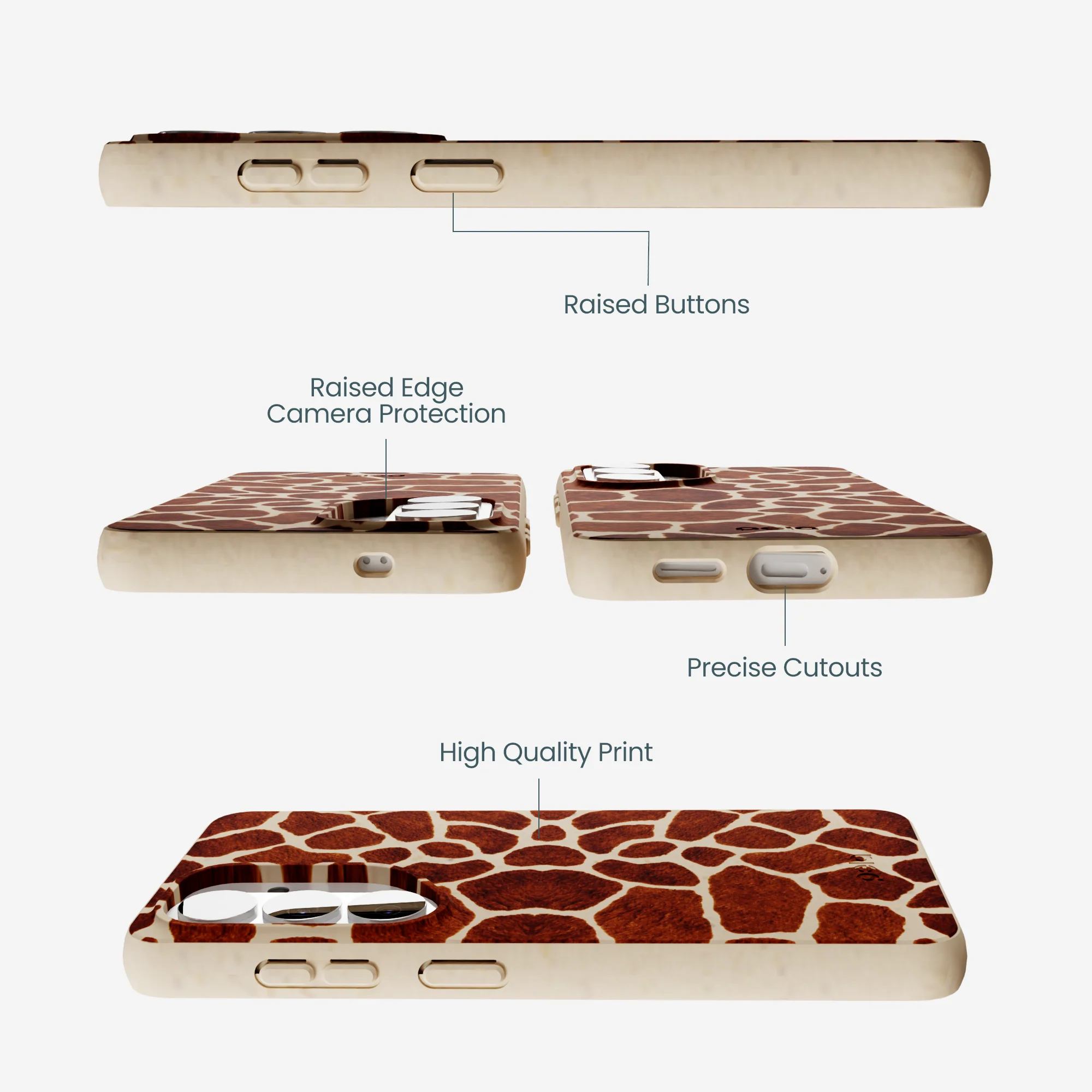 Seashell Giraffe Samsung Galaxy S26 Case - Image 3