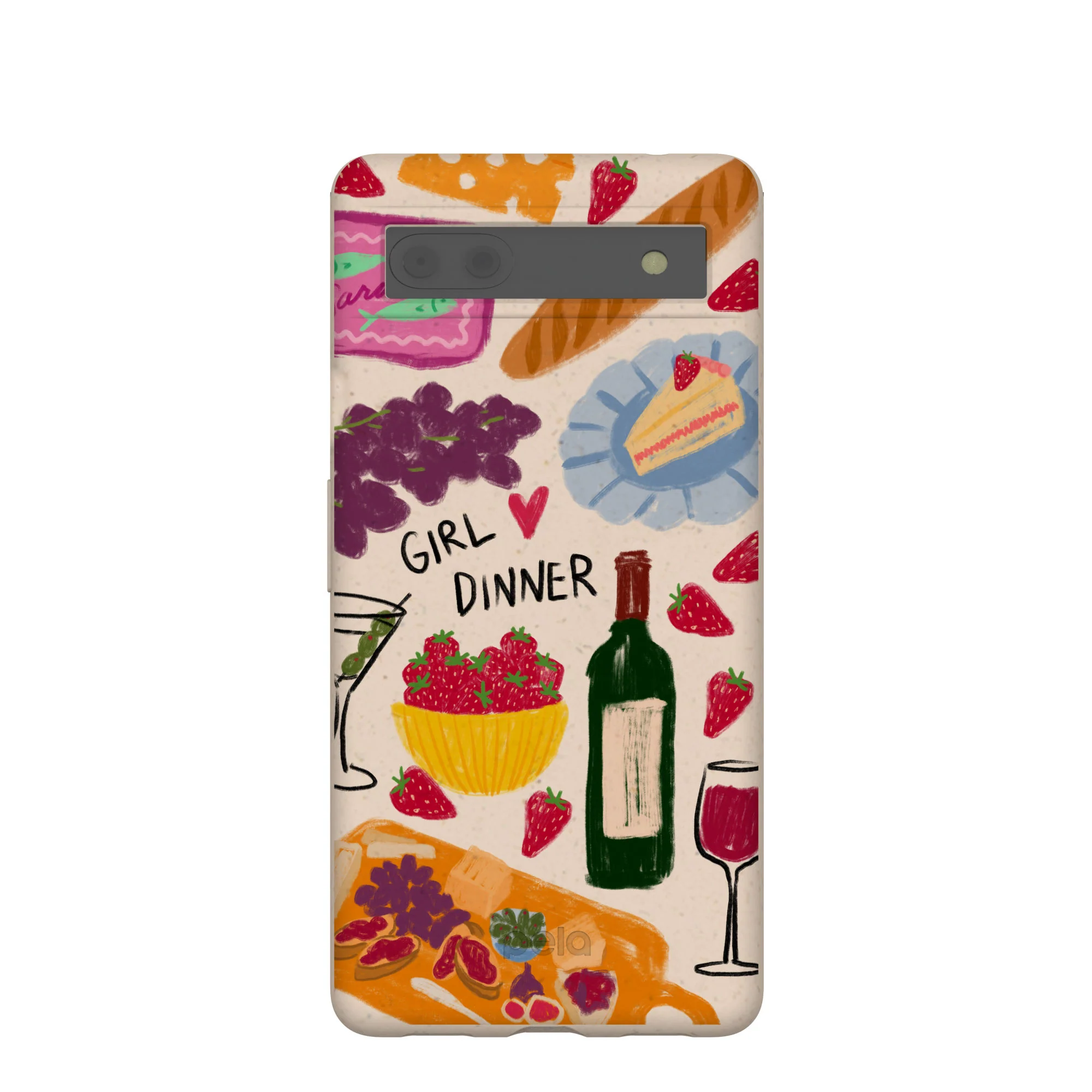Seashell Girl Dinner Google Pixel 6a Case