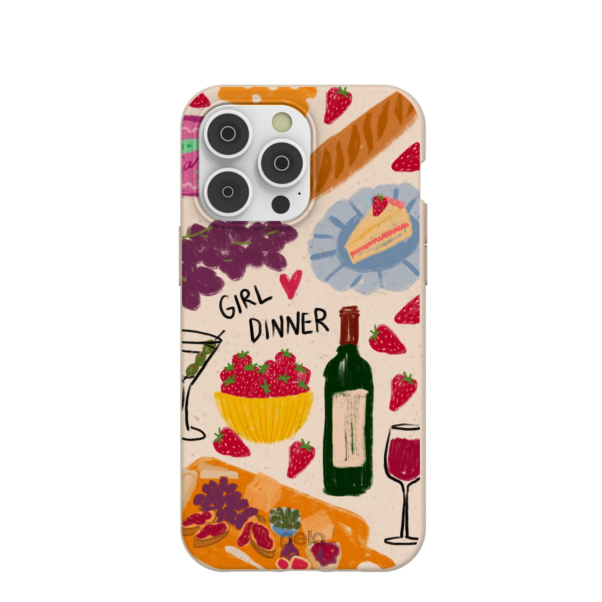 Seashell Girl Dinner iPhone 14 Pro Max Case