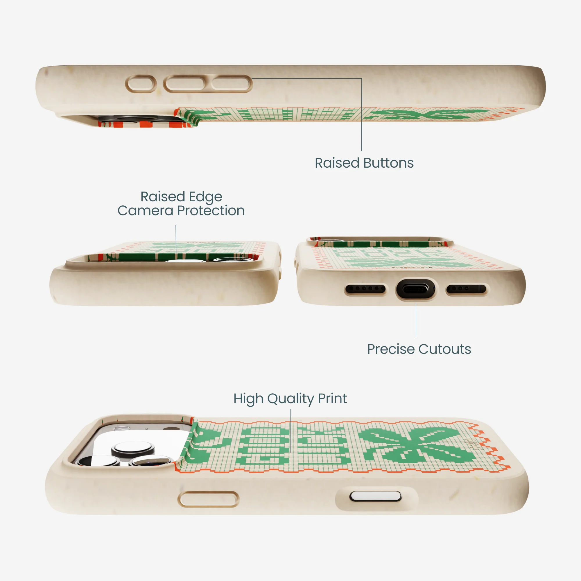 Seashell Good Luck Lace iPhone 17 Pro Max Case - Image 3