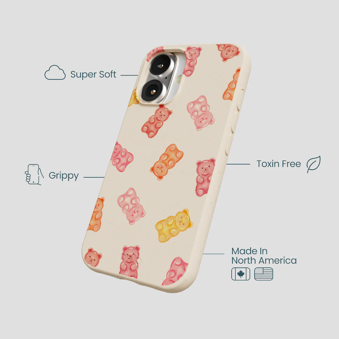 Seashell Gummy Bears iPhone 16 Case - Image 4