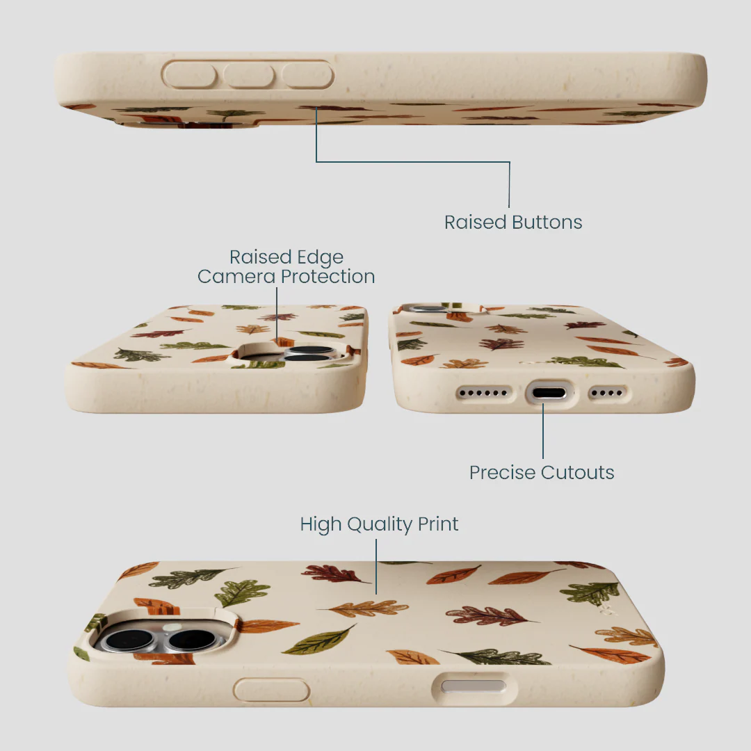 Seashell Harvest Hues iPhone 16 Plus Case - Image 3