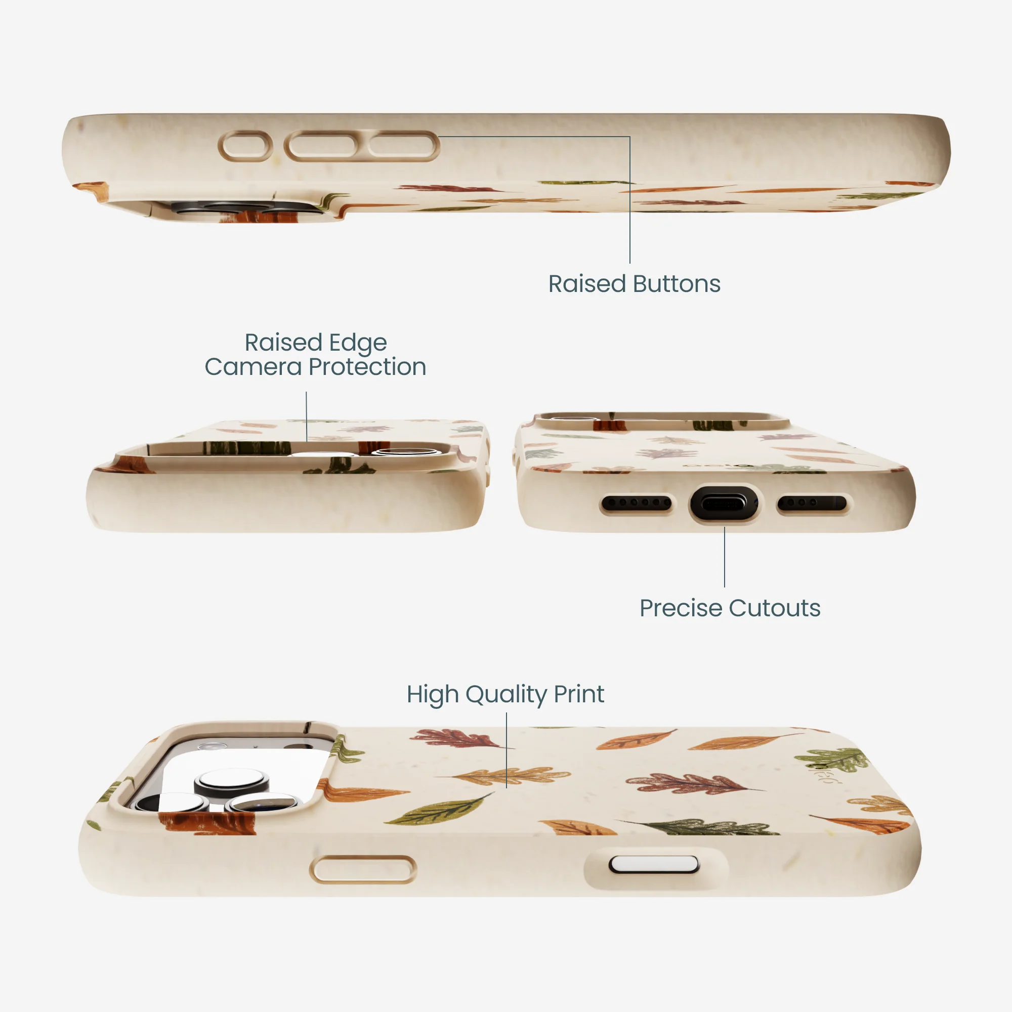 Seashell Harvest Hues iPhone 17 Pro Max Case - Image 3