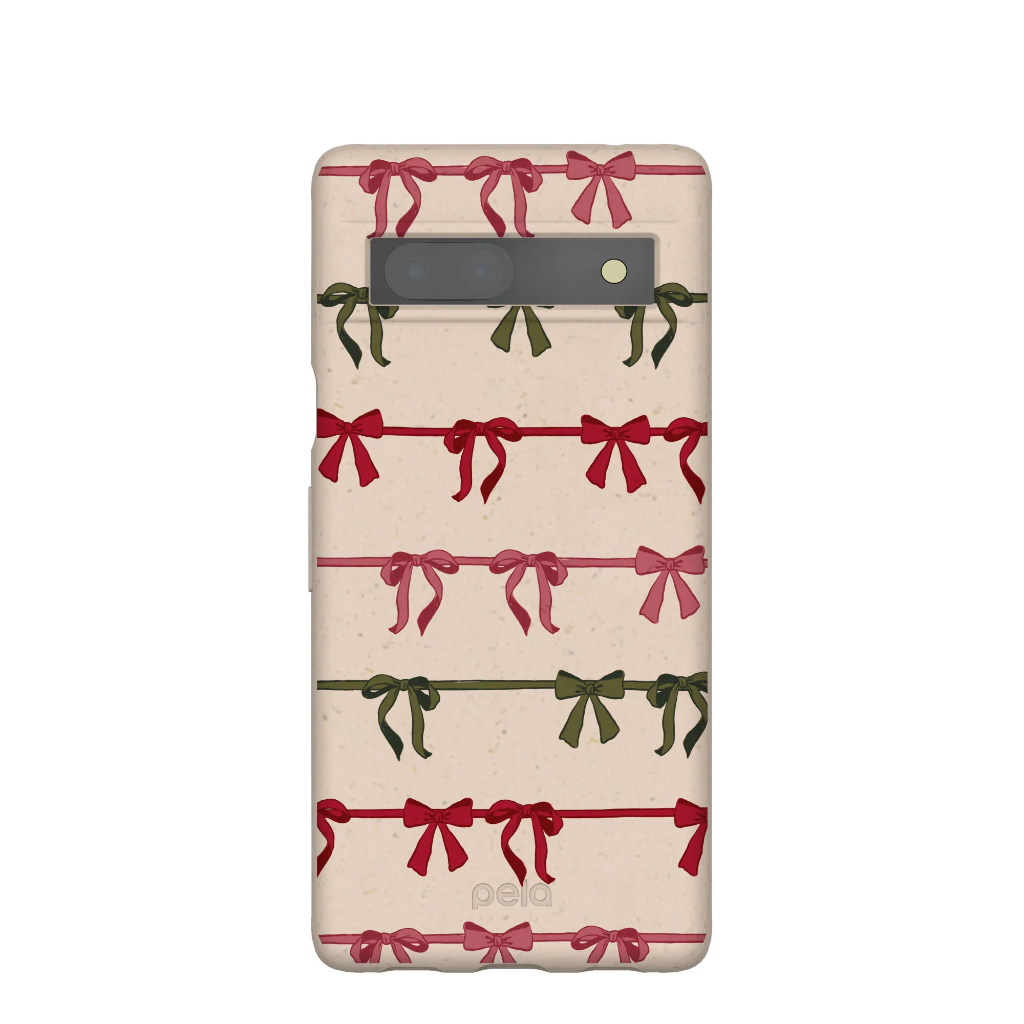 Seashell Holiday Bows Google Pixel 7a Case