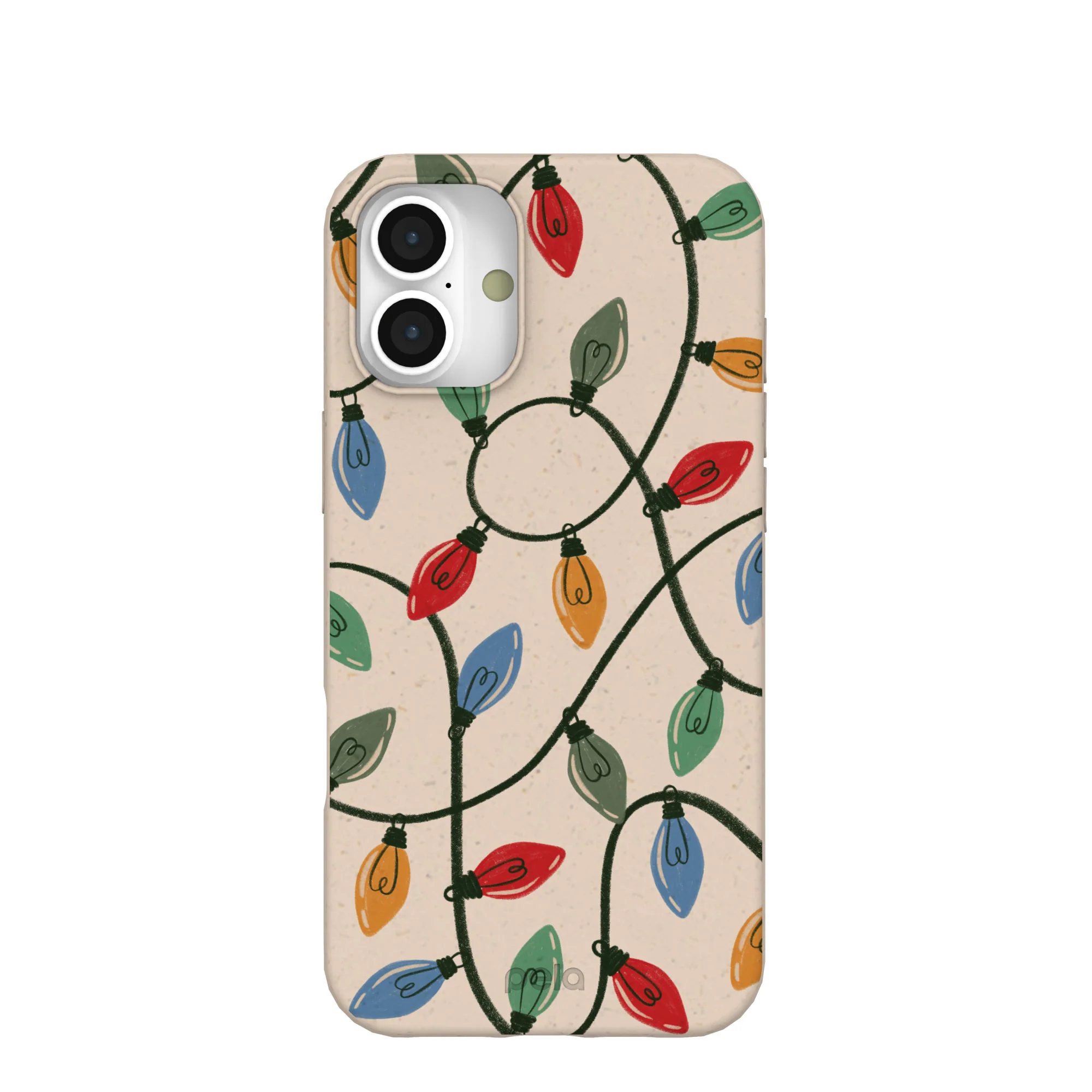 Seashell Holiday Lights iPhone 16 Plus Case