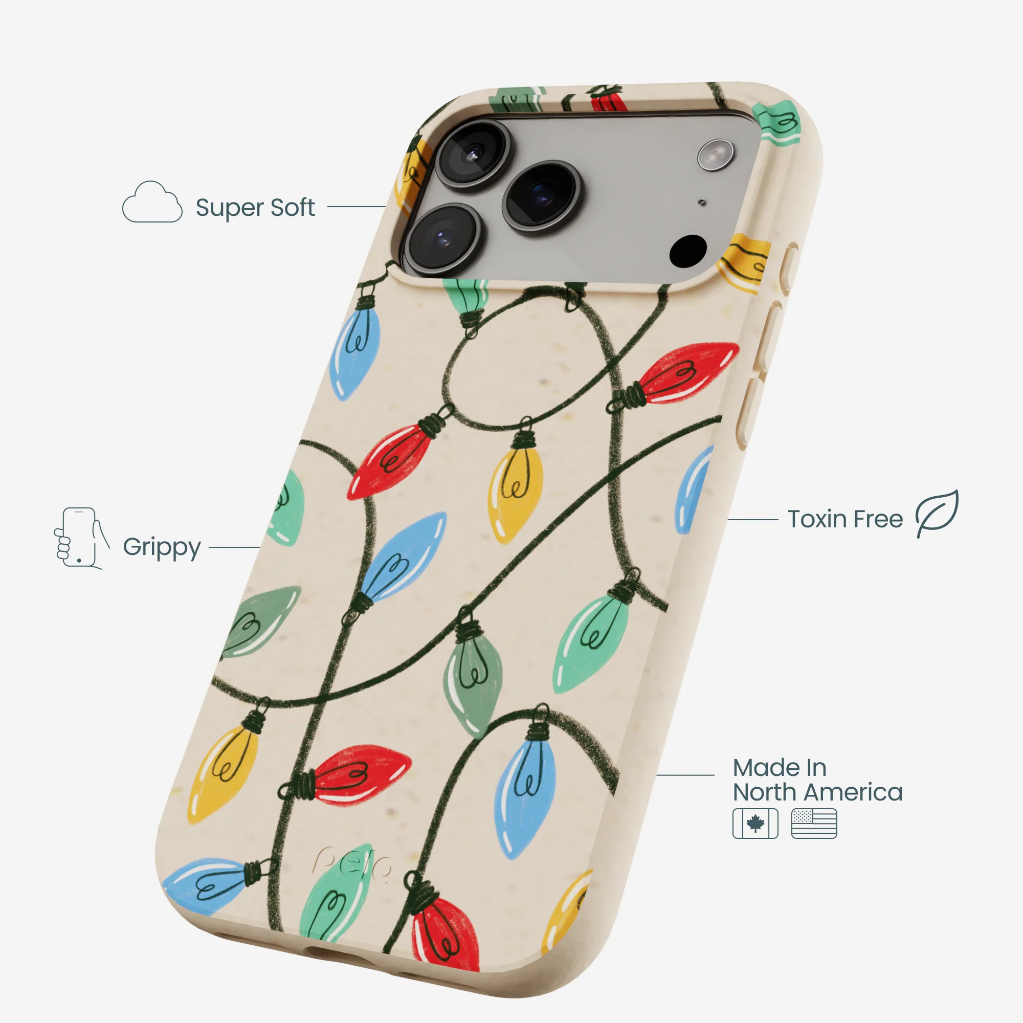 Seashell Holiday Lights iPhone 17 Pro Max Case - Image 4