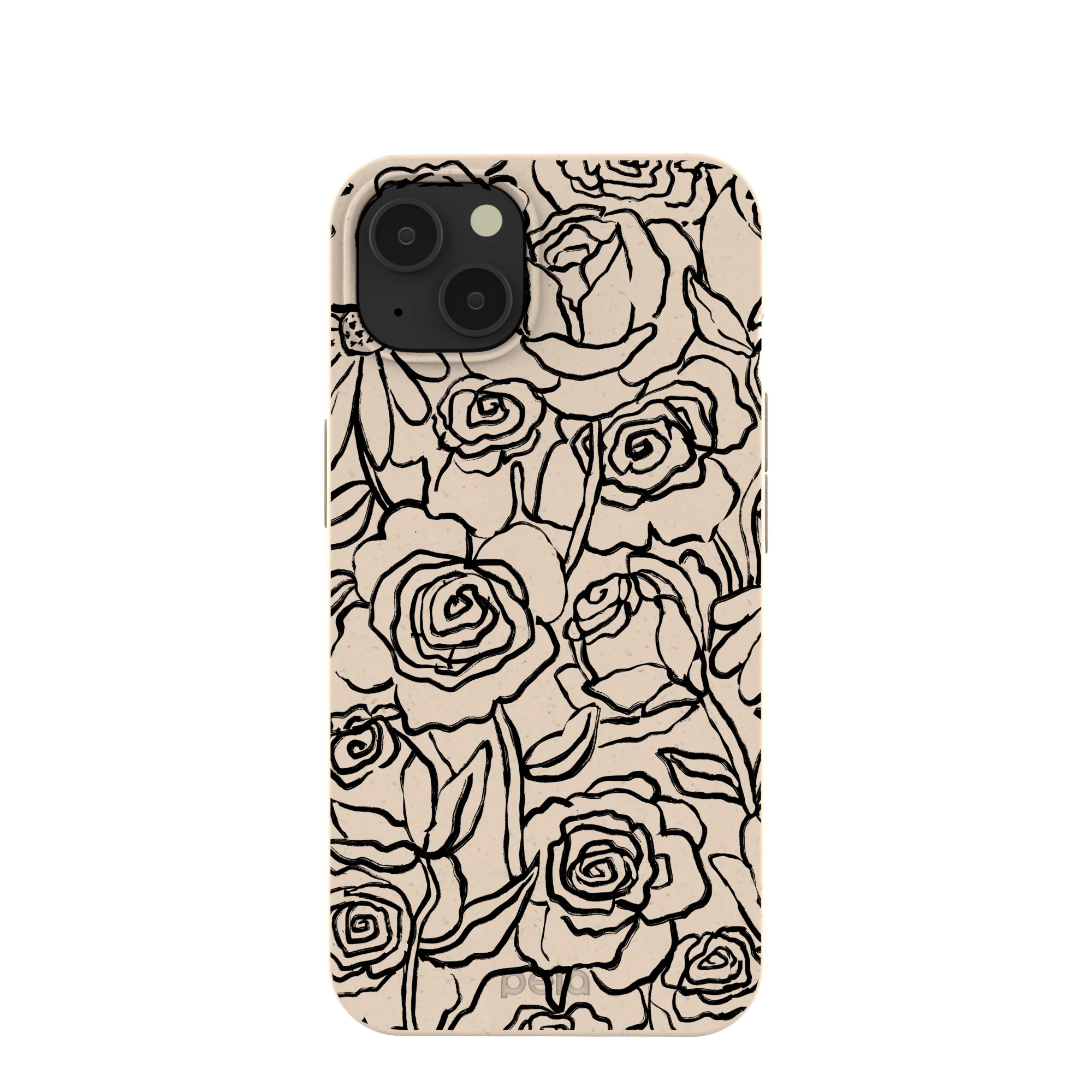 Seashell Inked Blooms iPhone 13 Case