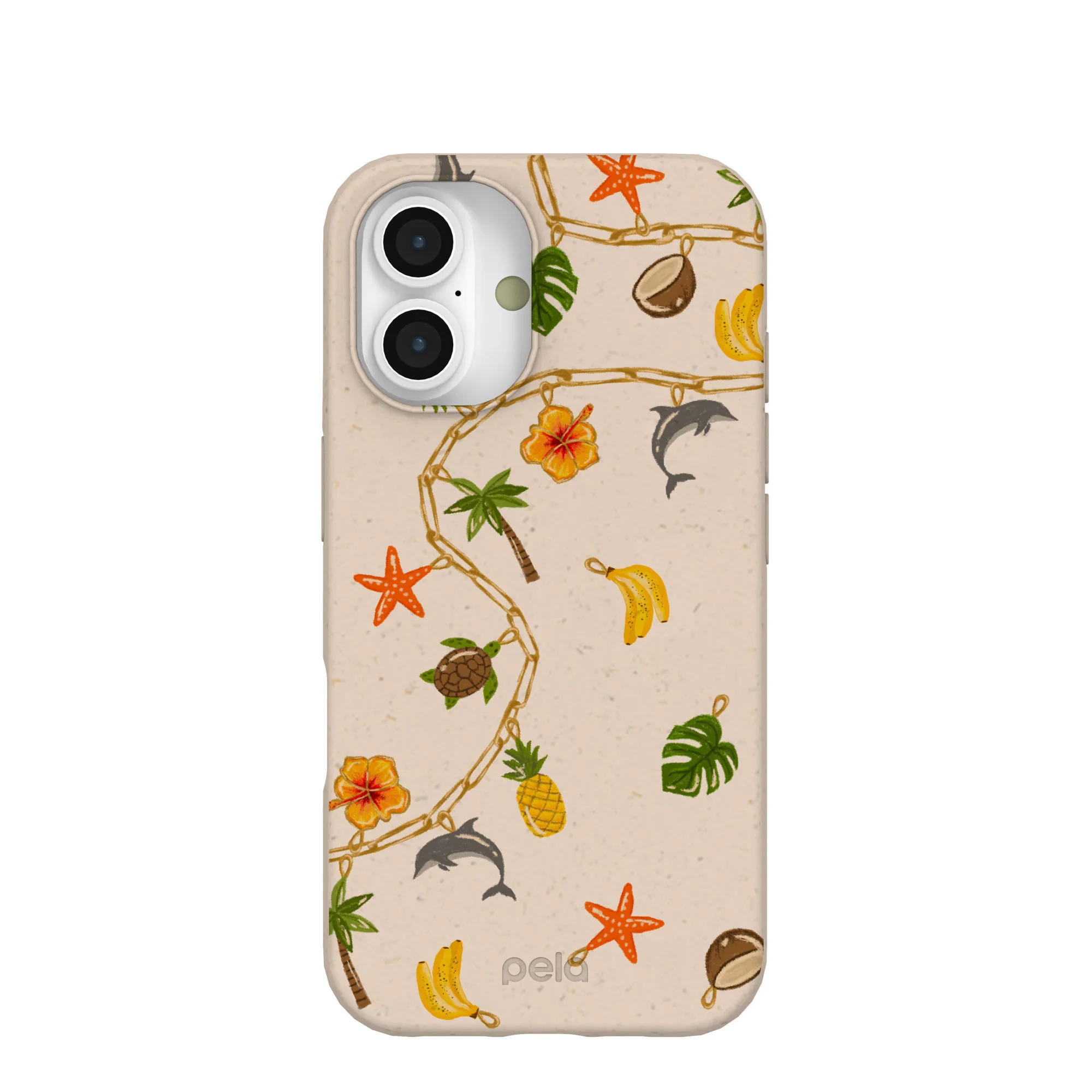 Seashell Island Charms iPhone 16 Case