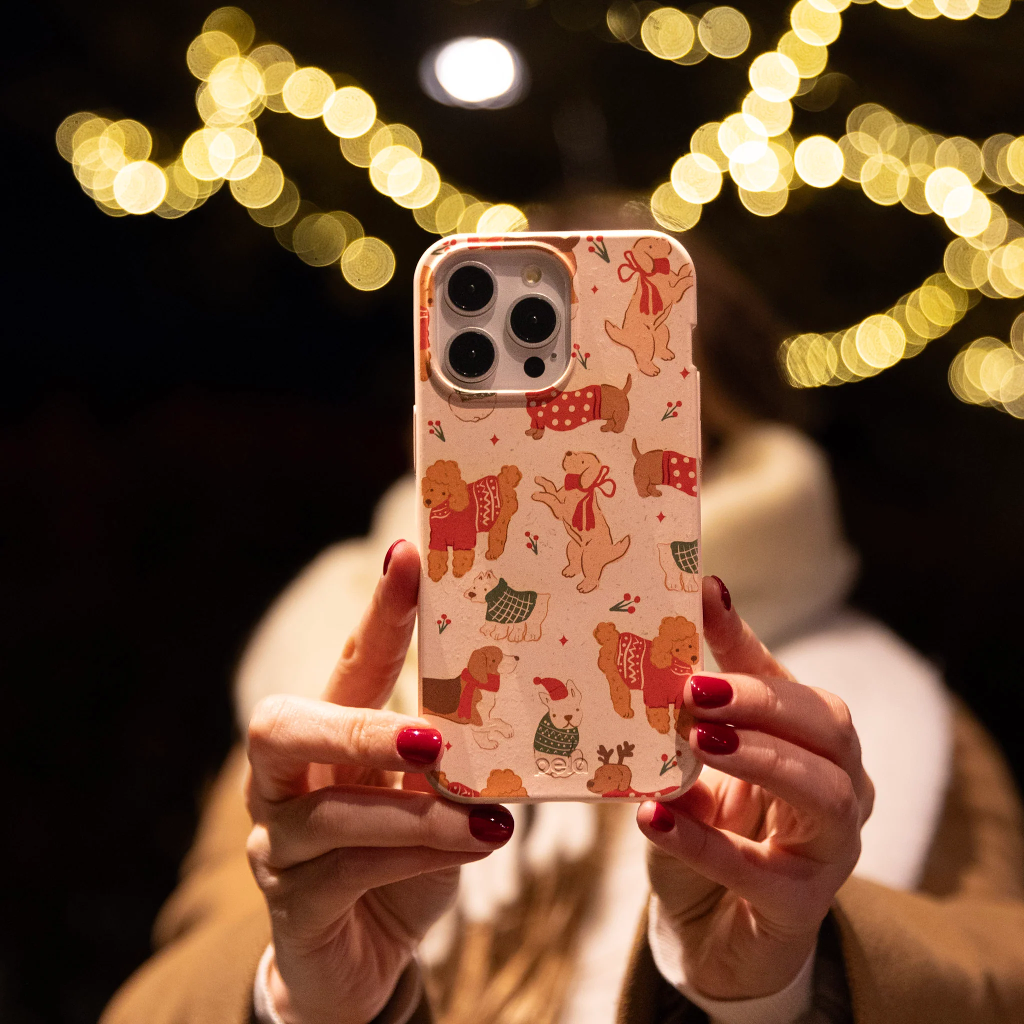Seashell Jolly Doggos iPhone XR Case - Image 2