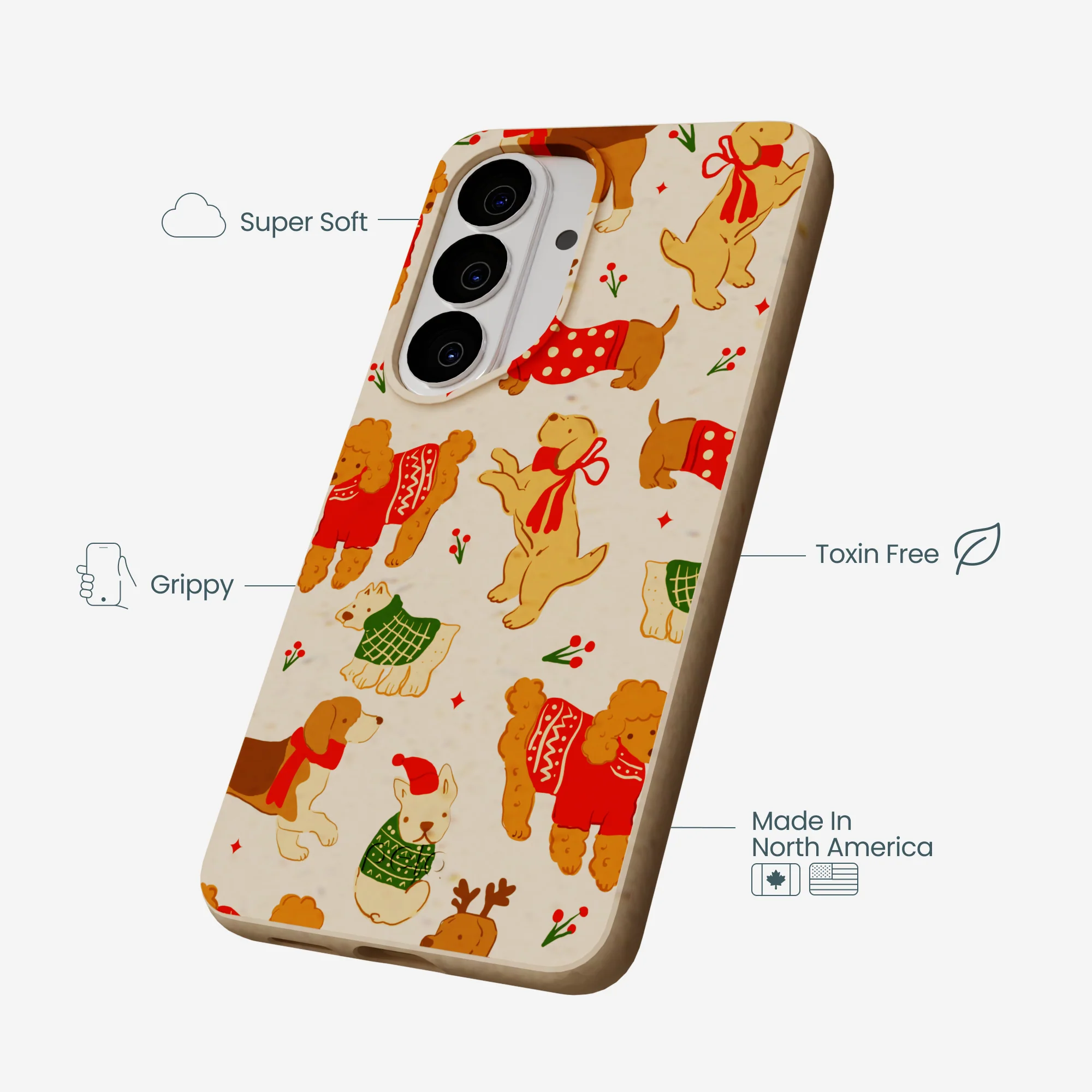 Seashell Jolly Doggos Samsung Galaxy S26 Case - Image 4