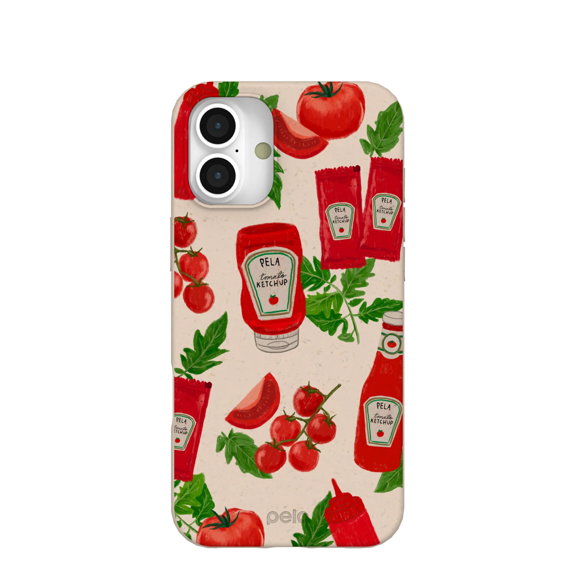 Seashell Ketchup Party iPhone 16 Plus Case