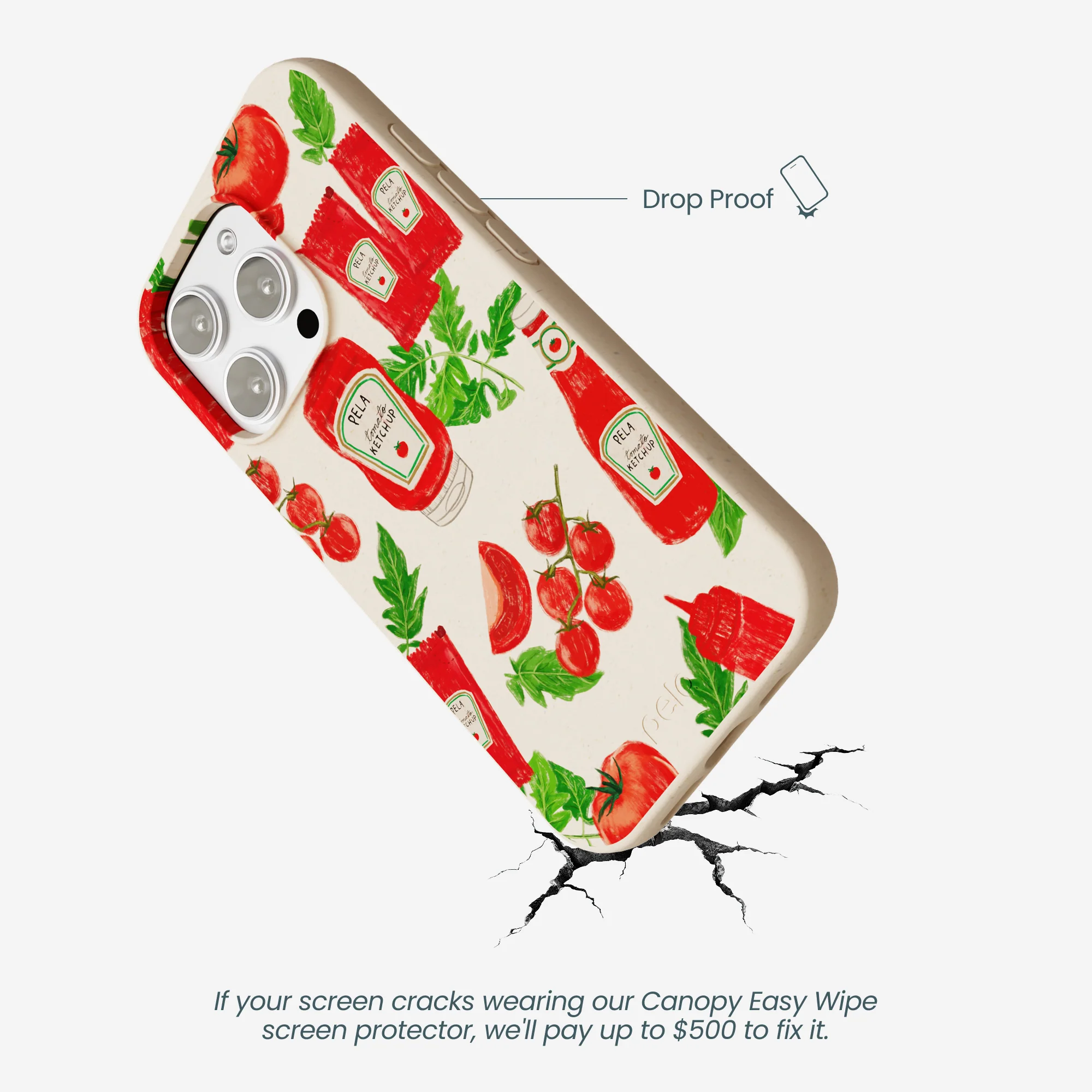 Seashell Ketchup Party iPhone 16 Pro Max Case - Image 5