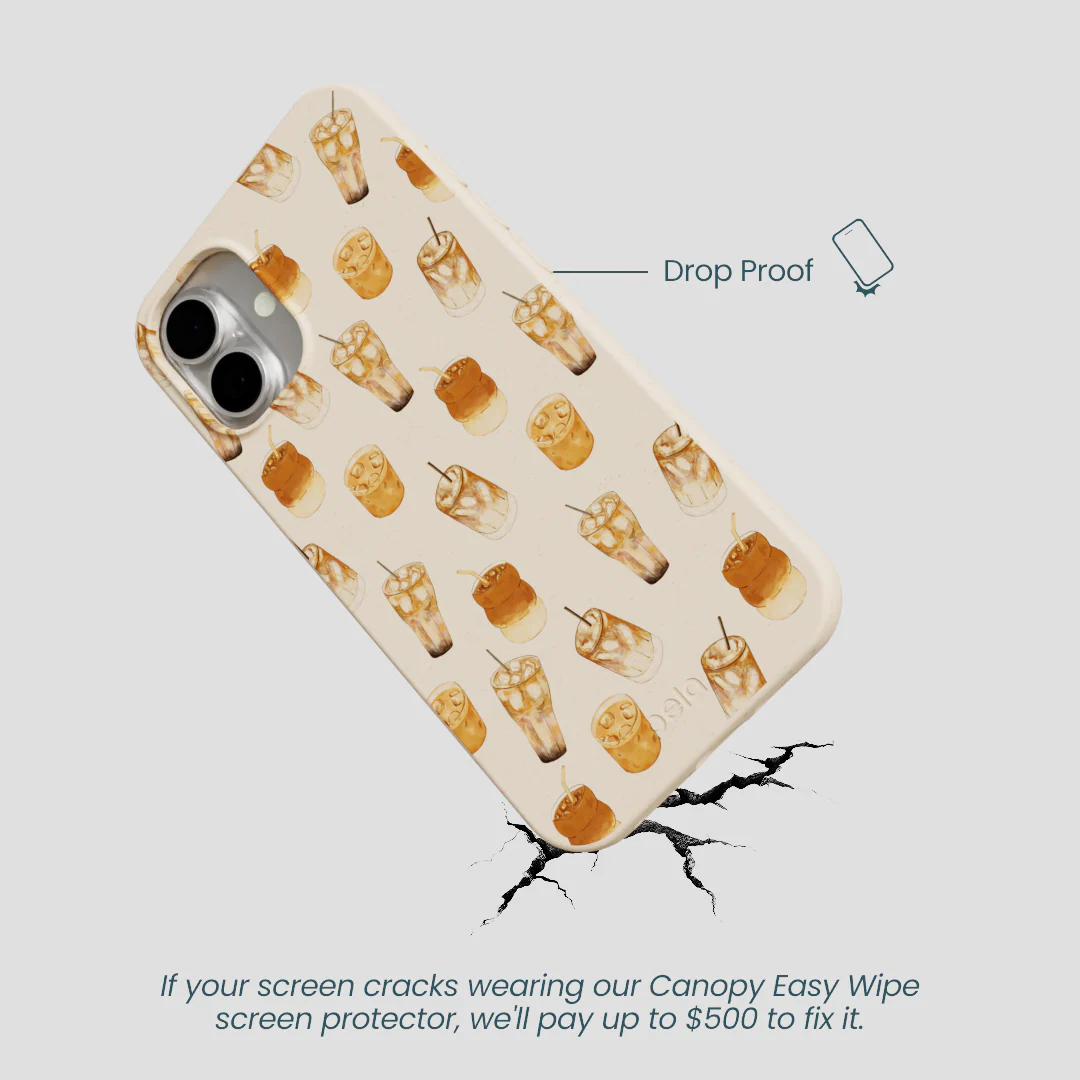 Seashell Latte Love iPhone 16 Plus Case - Image 5