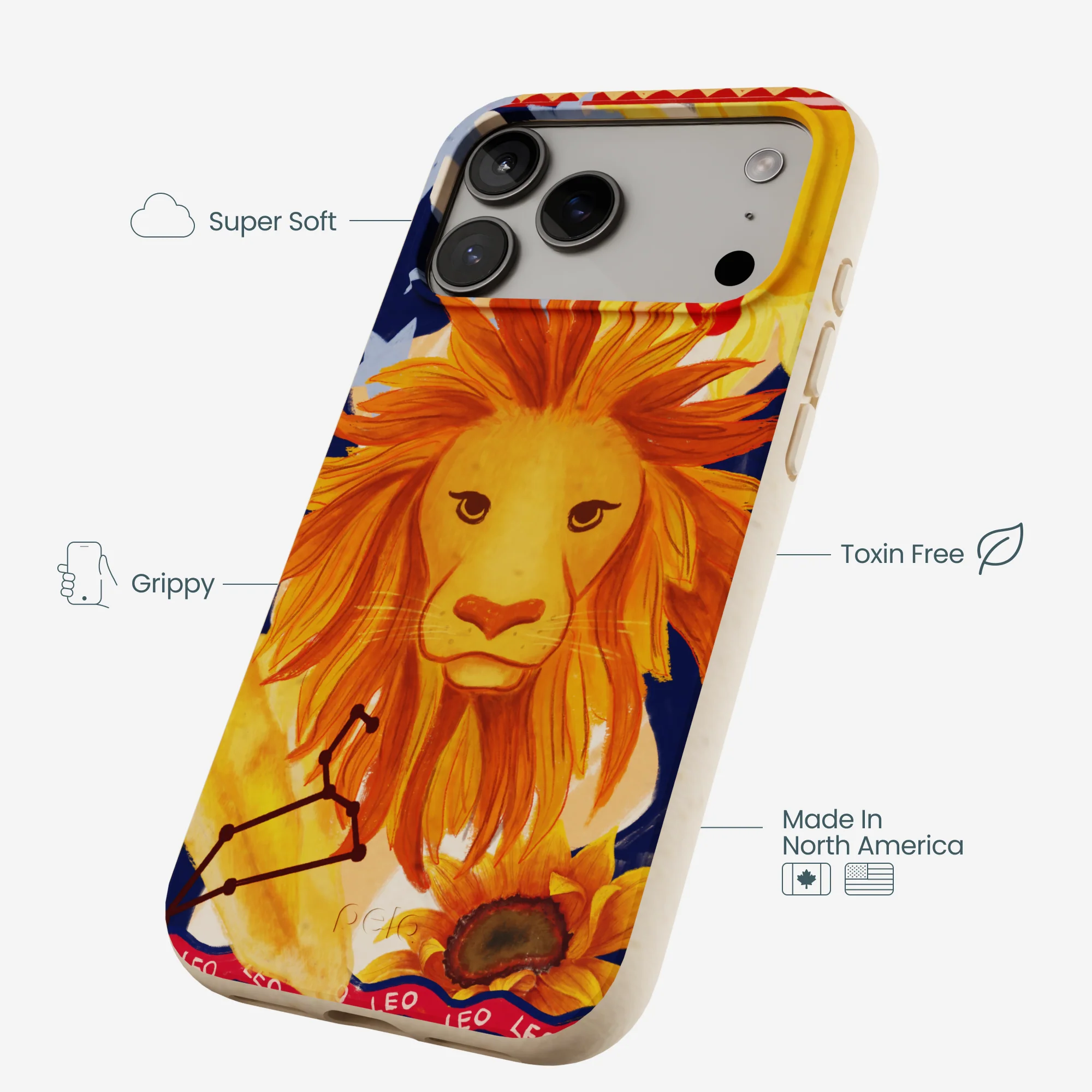 Seashell Leo Lion iPhone 17 Pro Max Case - Image 3