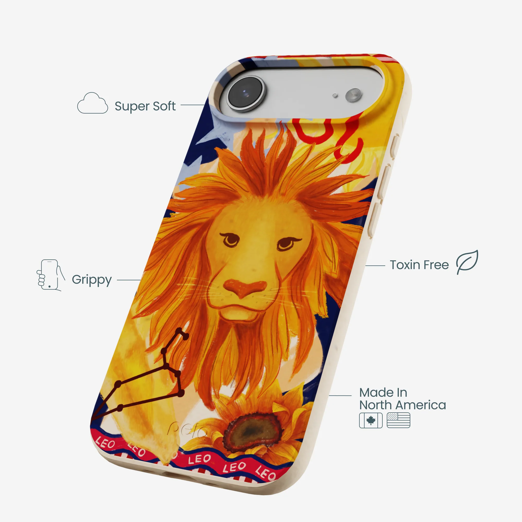 Seashell Leo Lion iPhone Air Case - Image 3