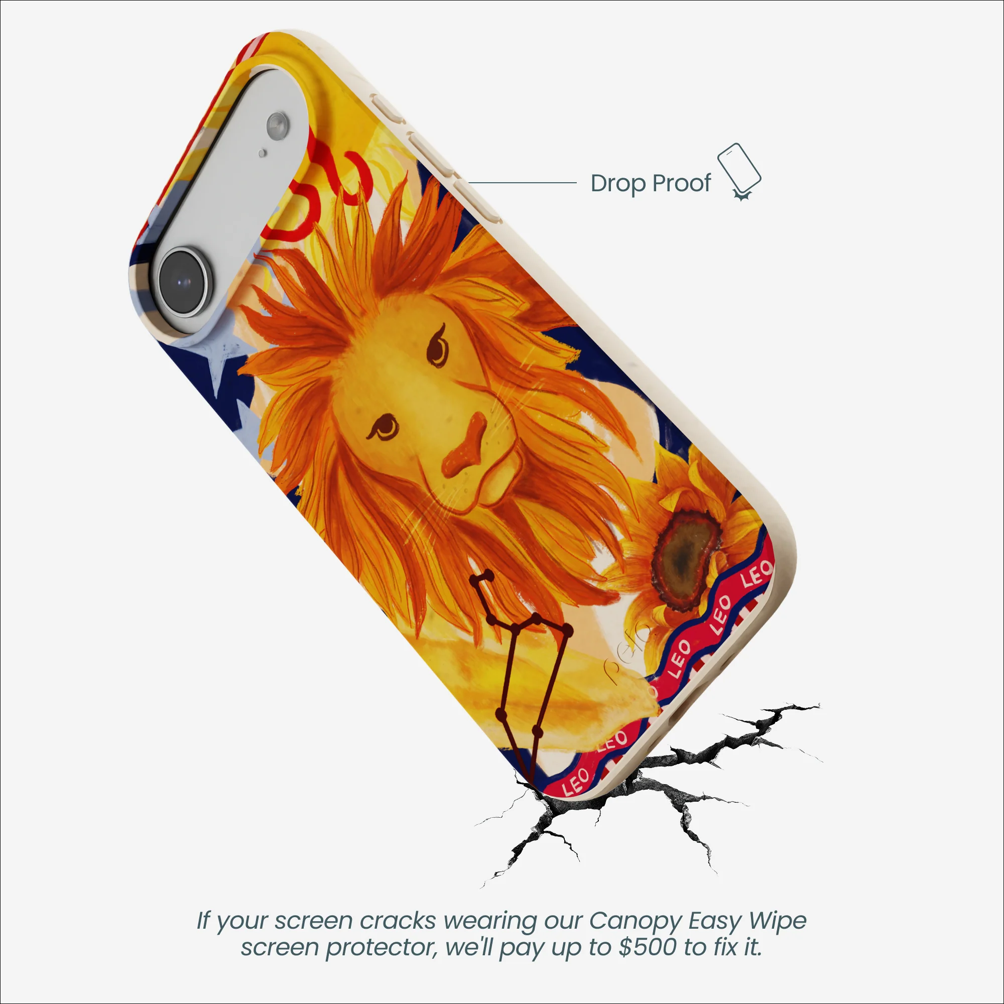 Seashell Leo Lion iPhone Air Case - Image 4